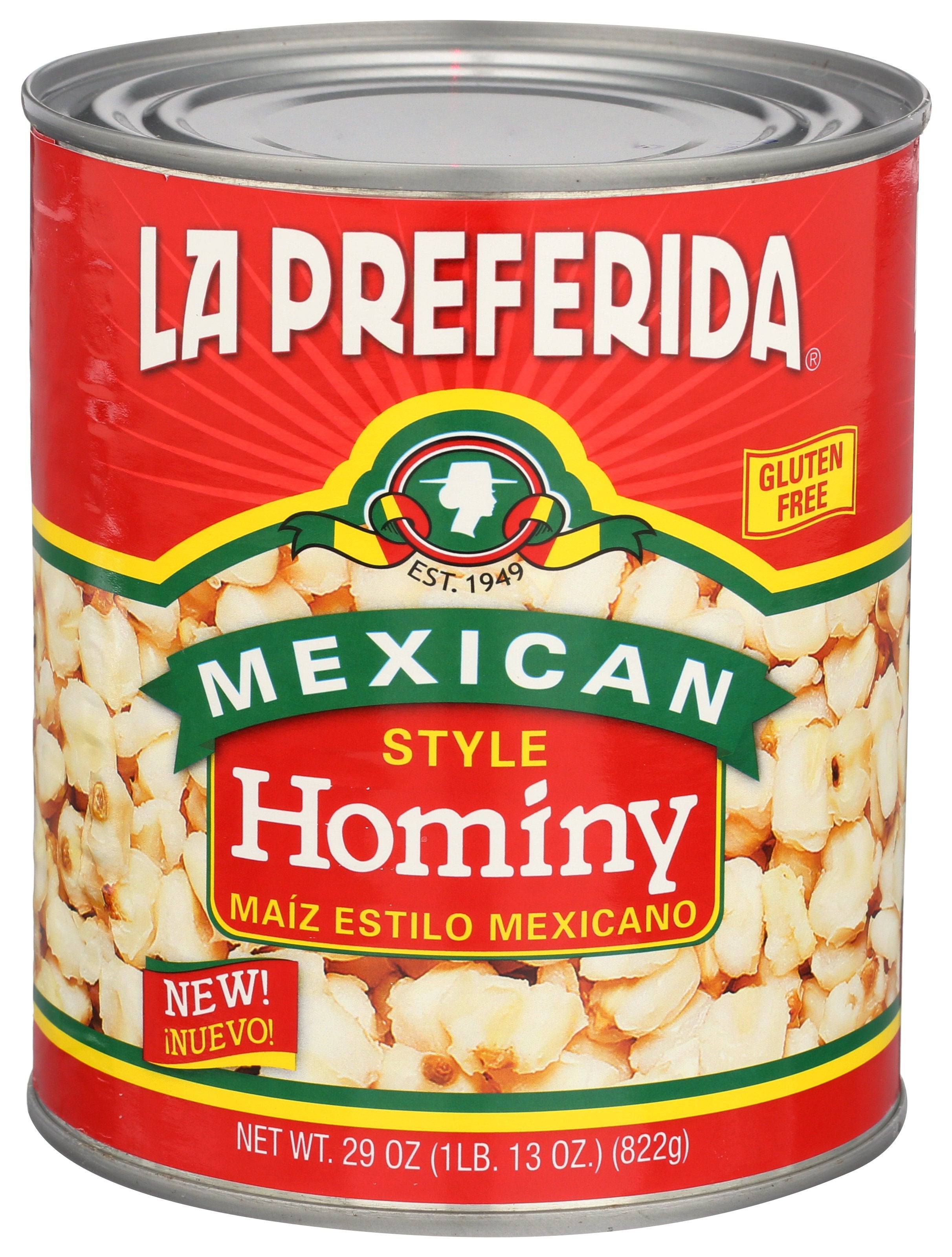 LA PREFERIDA BEAN HOMINY MEXCN STYLE - Case of 12