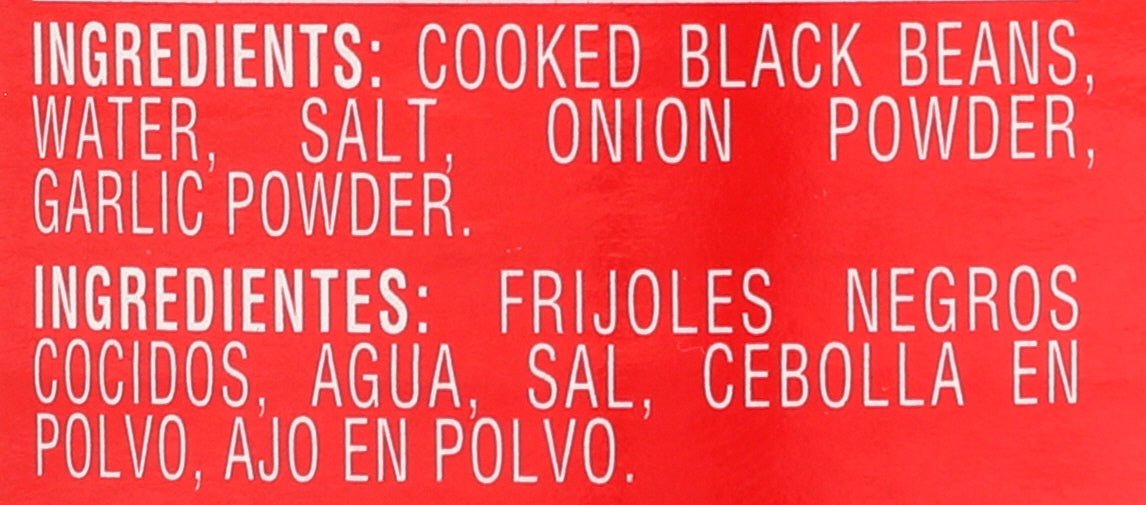 LA PREFERIDA BEAN REFRIED BLACK FF - Case of 12