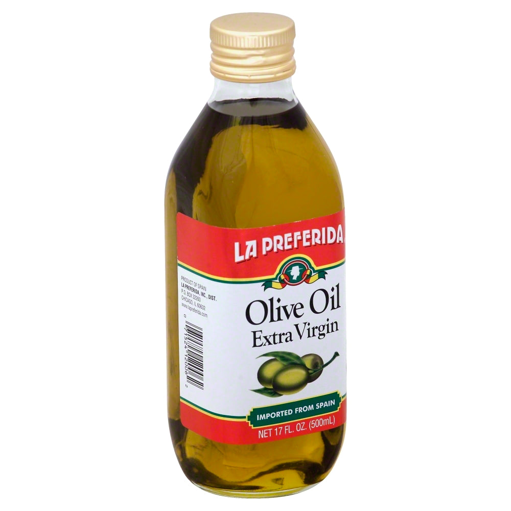 La Preferida Extra Virgin Olive Oil Spanish - Case of 8 - 17 fl oz