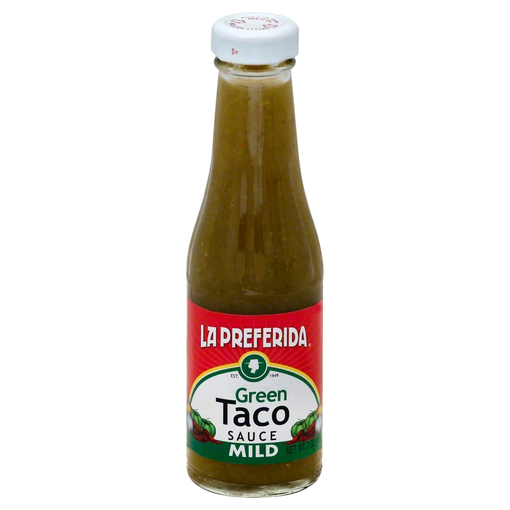 La Preferida Taco Sauce Mild Green - Case of 12 - 7 OZ
