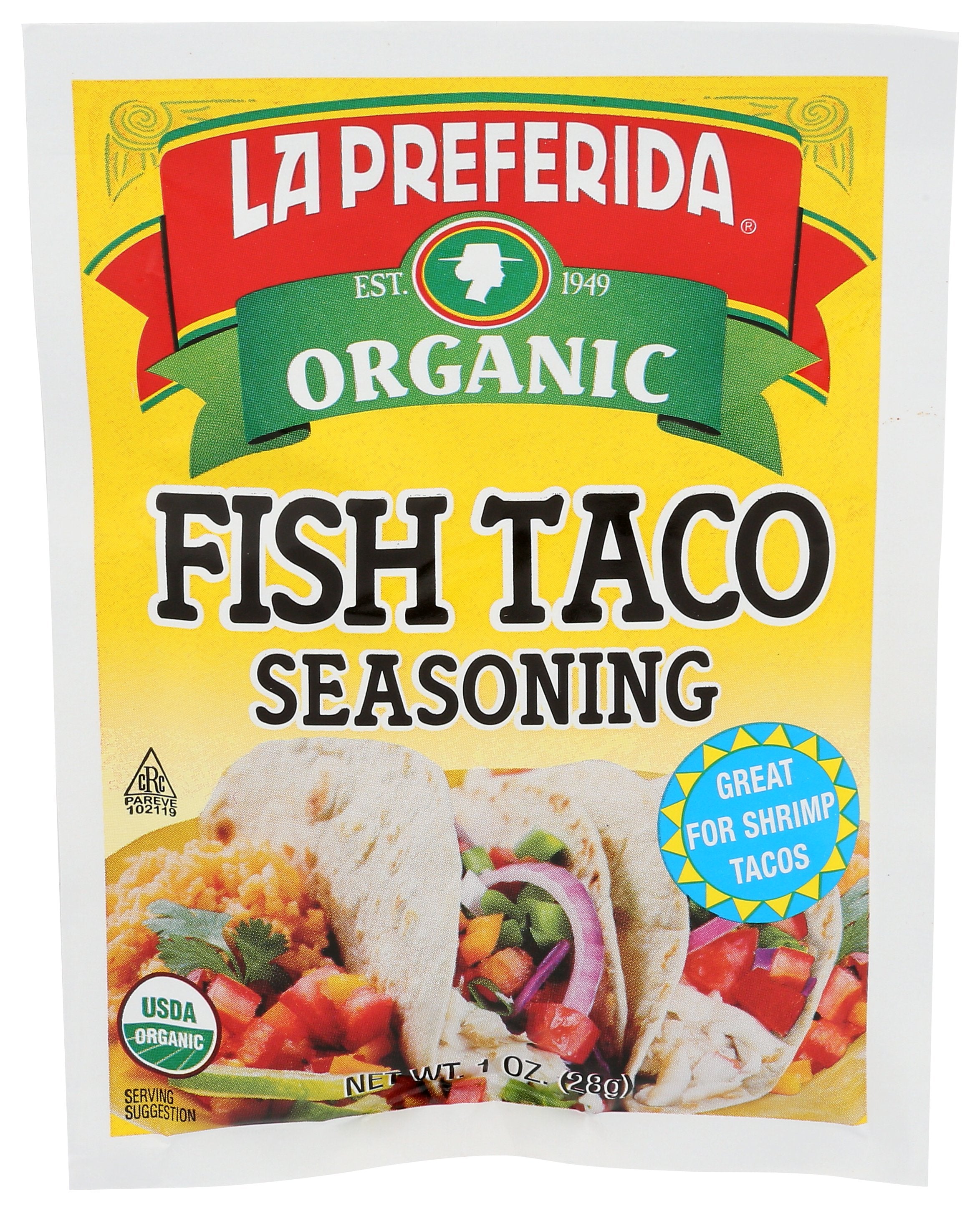LA PREFERIDA SEASONING FISH TACO - Case of 12