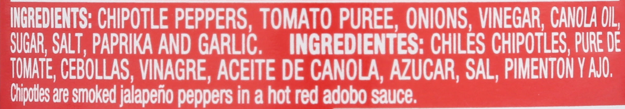 LA PREFERIDA PEPPER CHIPOTLE WHL - Case of 12
