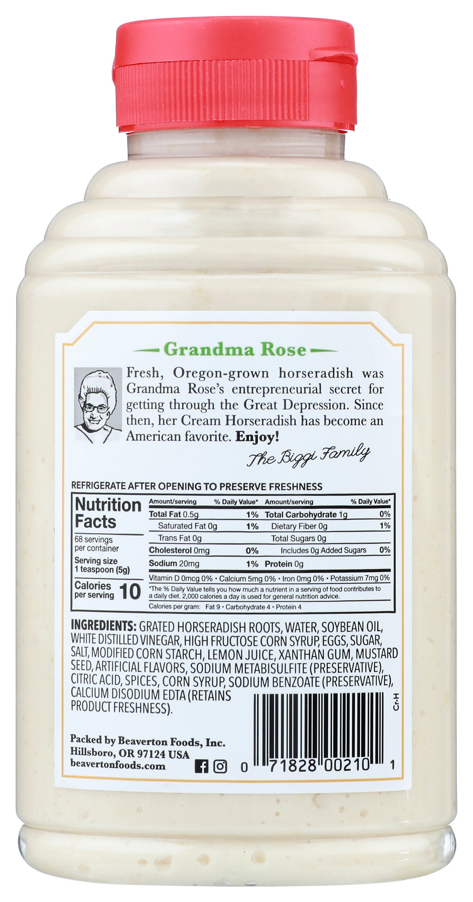 BEAVER HORSERADISH SQZ CRM - Case of 6
