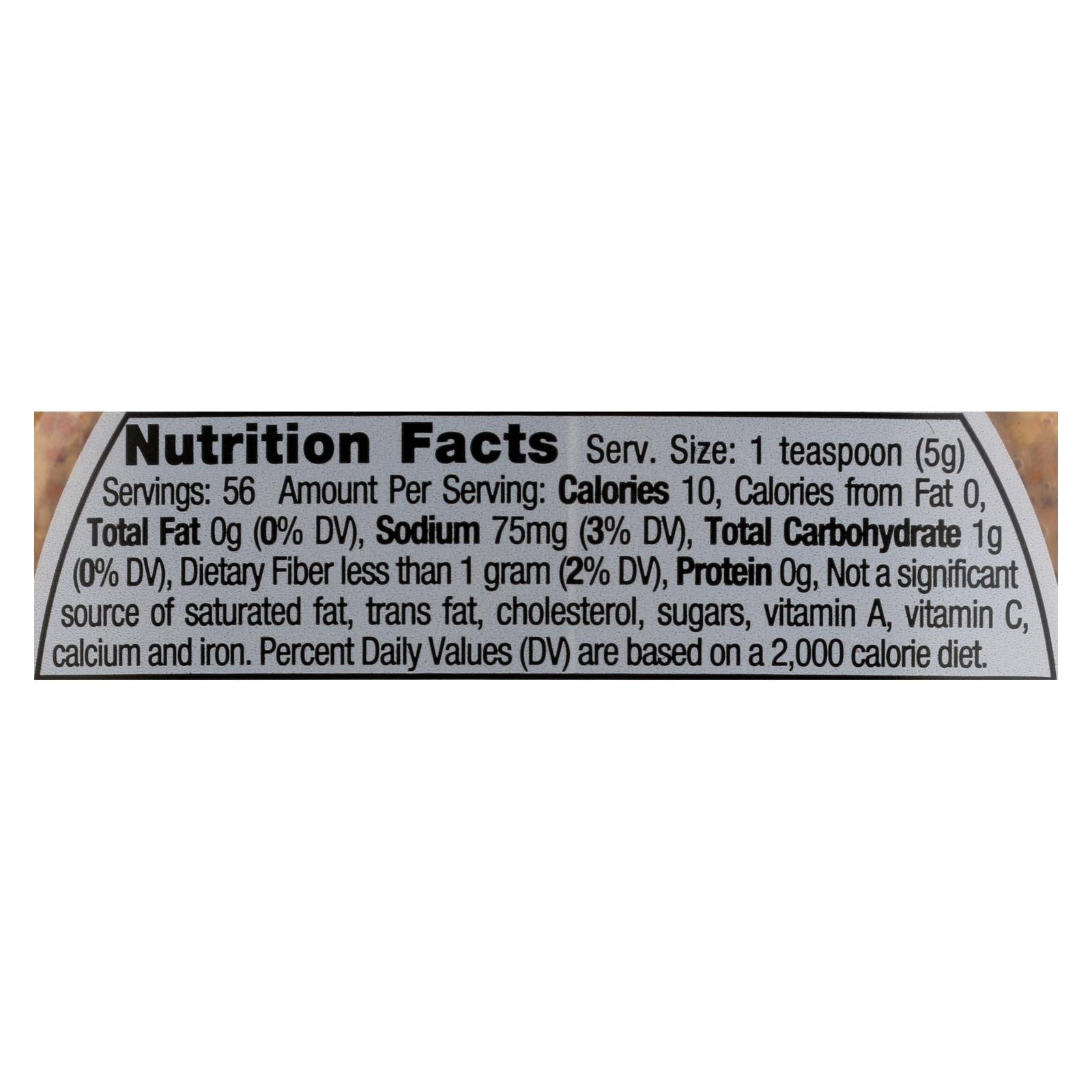 Inglehoffer - Mustard - Original Stone Ground - Case of 6 - 10 oz.