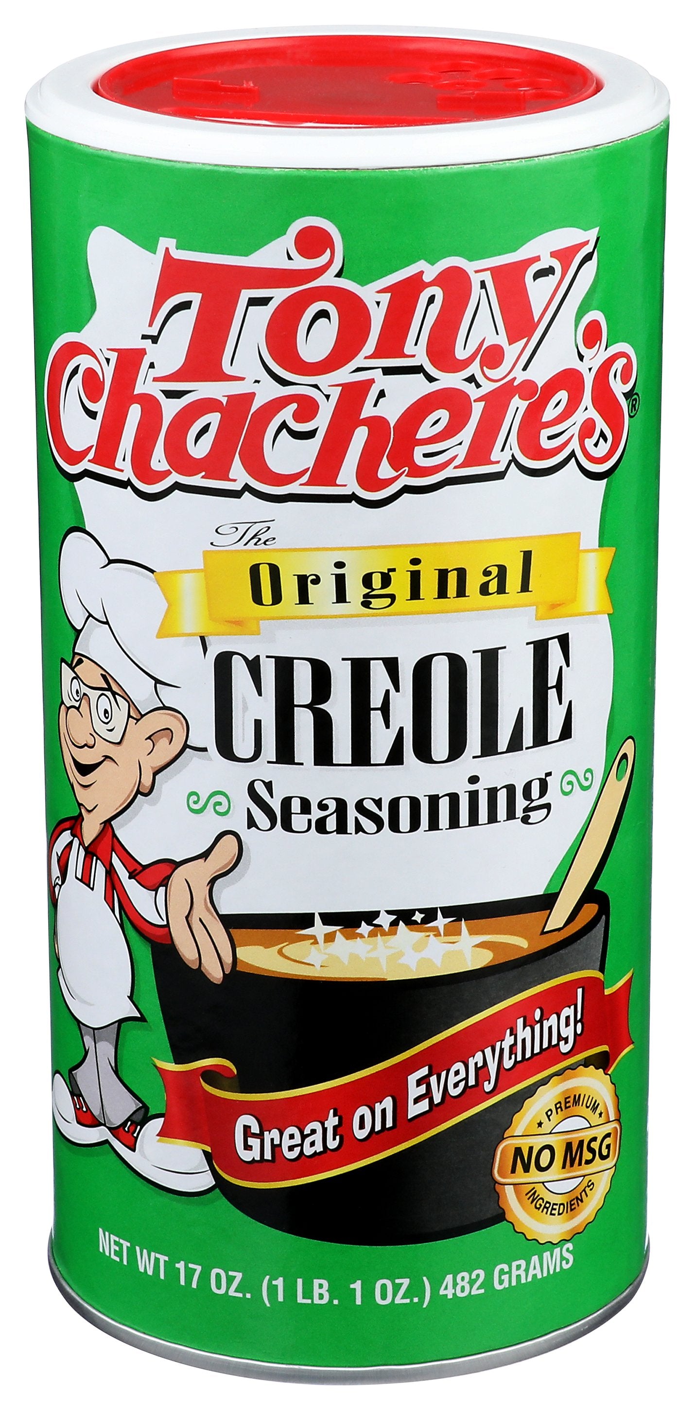 TONY CHACHERES SSNNG CREOLE - Case of 6 [TONY CHACHERE'S - CREOLE SEASONING - THE ORIGINAL - 17 OUNCE - 17 OZ]