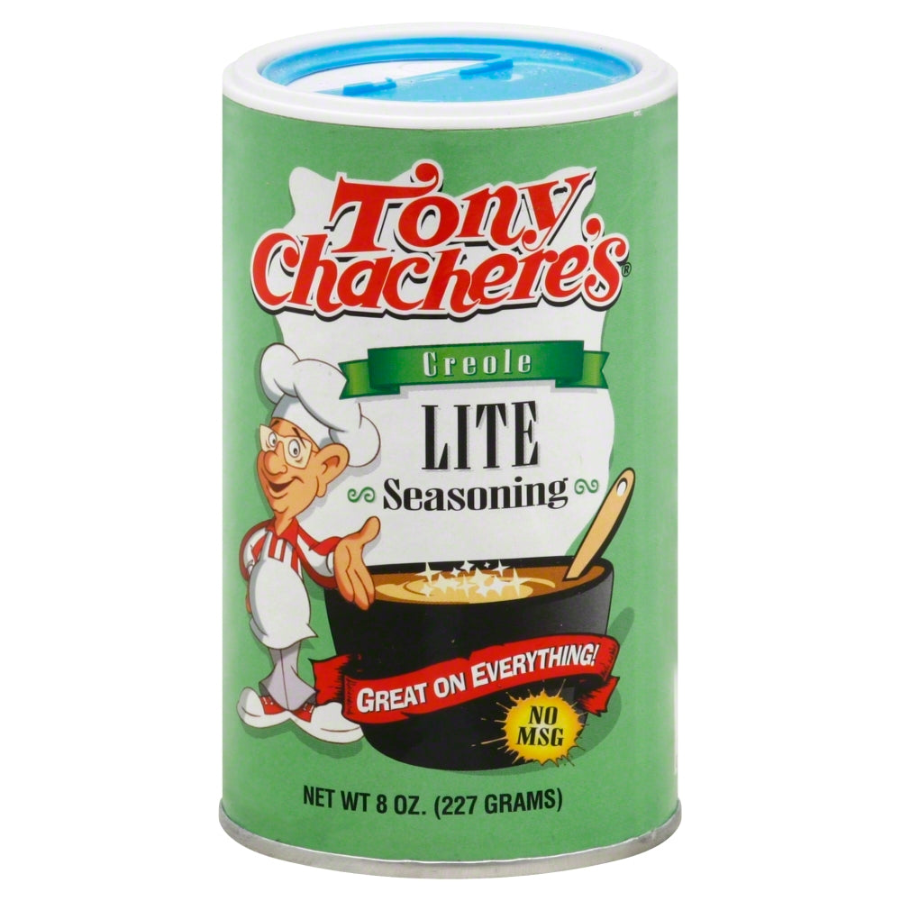Tony Chacheres seasoning Lite Salt - Pack of 6 - 8 oz