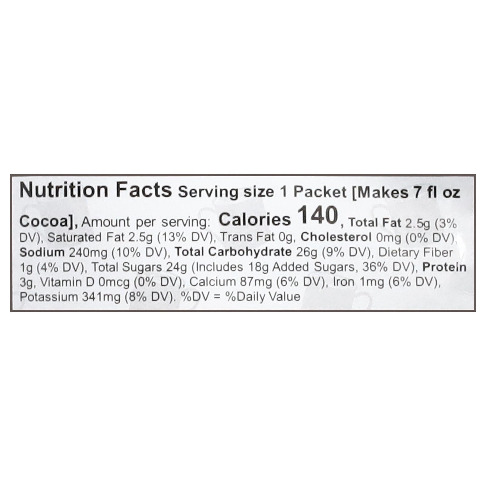 Cocoa Classics - Cocoa Packet Choc Supreme - CS of 12-1.25 OZ