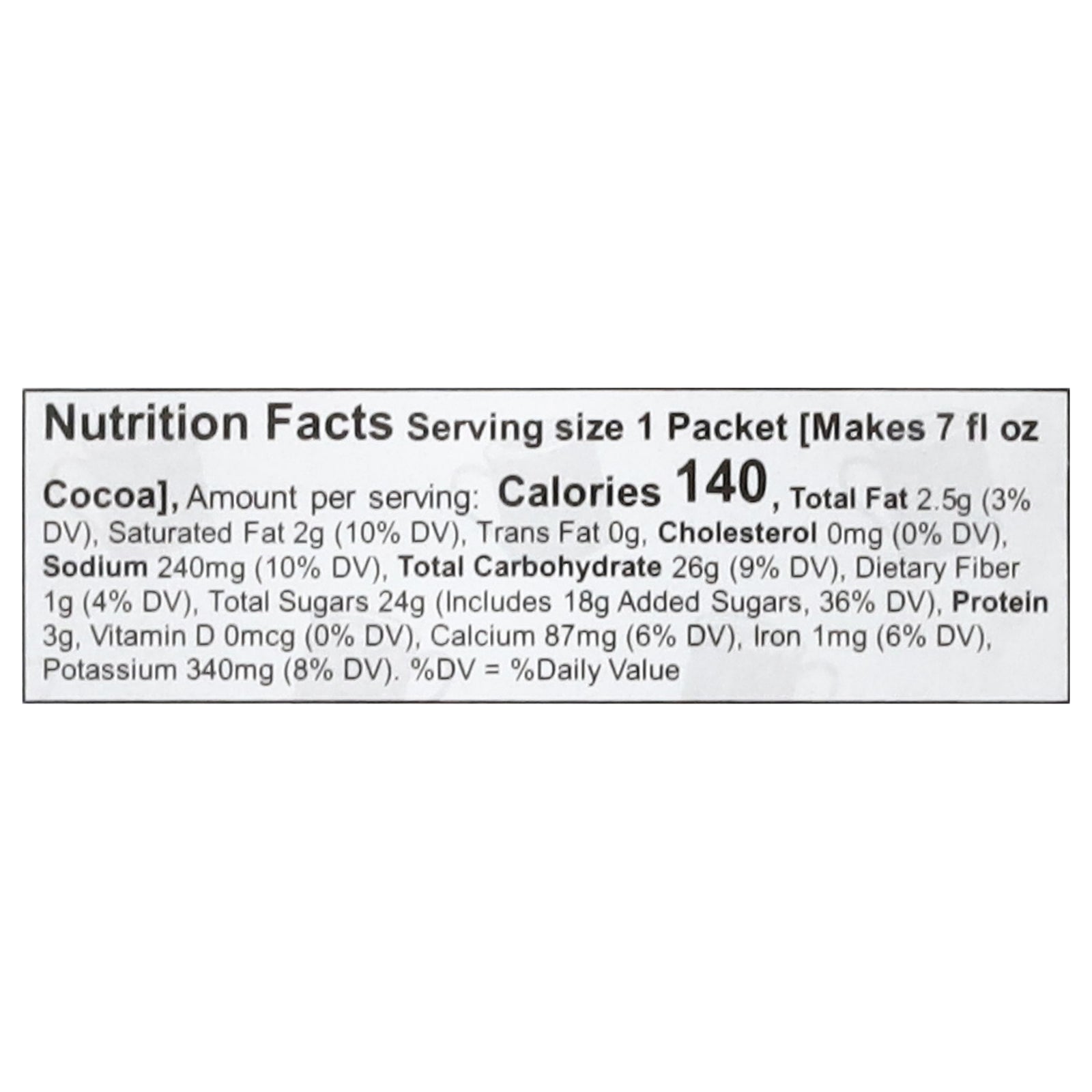 Cocoa Classics - Cocoa Packet Choc Mint - CS of 12-1.25 OZ