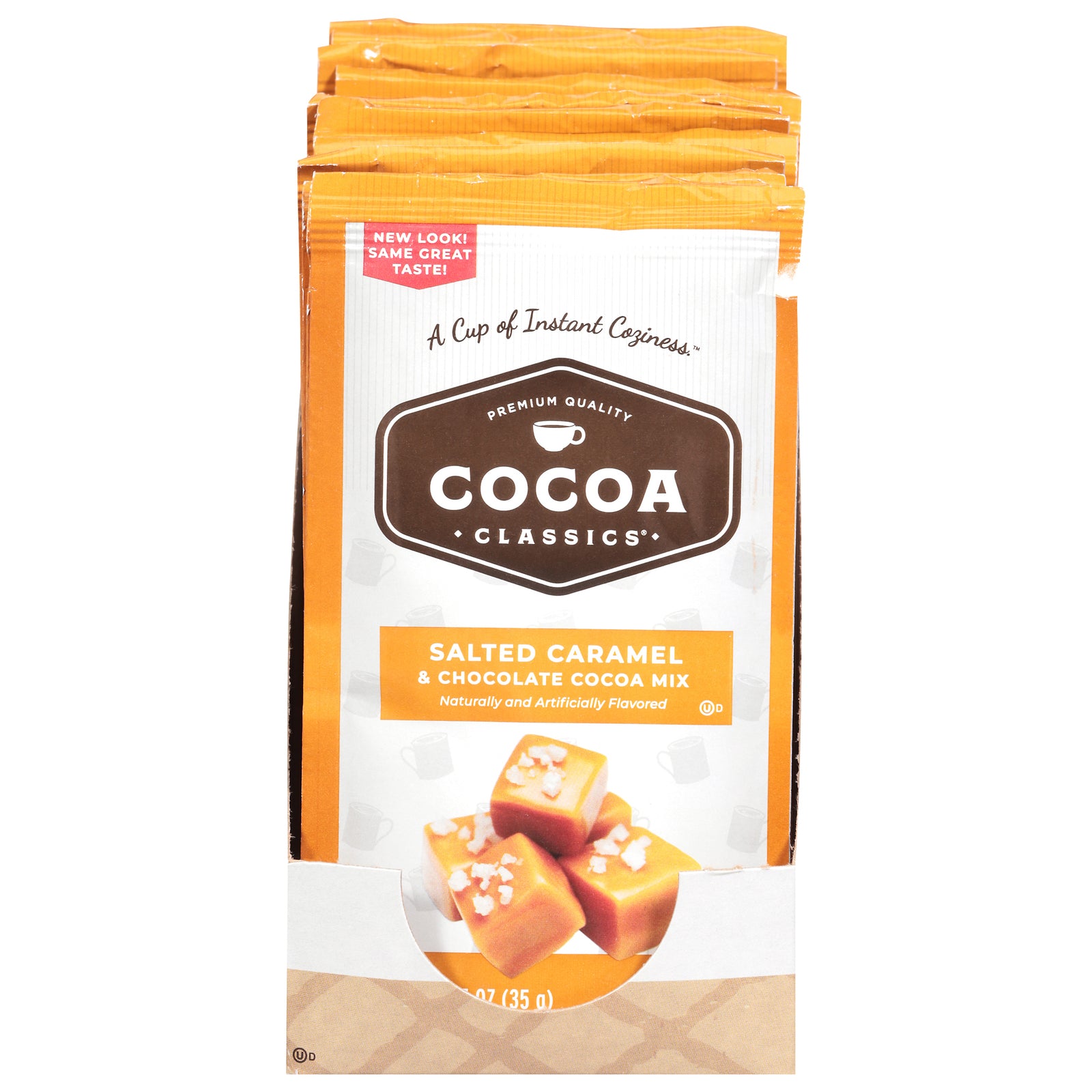 Cocoa Classics - Cocoa Pckt Salted Caramel - CS of 12-1.25 OZ