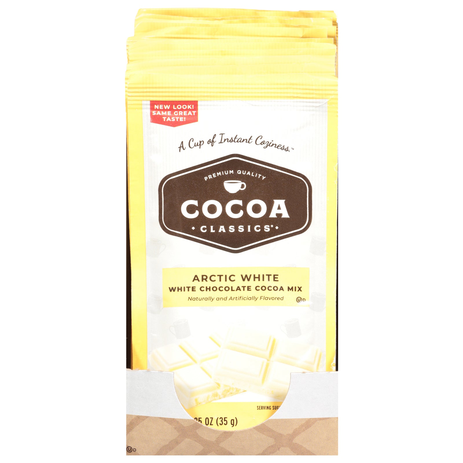 Cocoa Classics - Cocoa Packet Arctic White - CS of 12-1.25 OZ