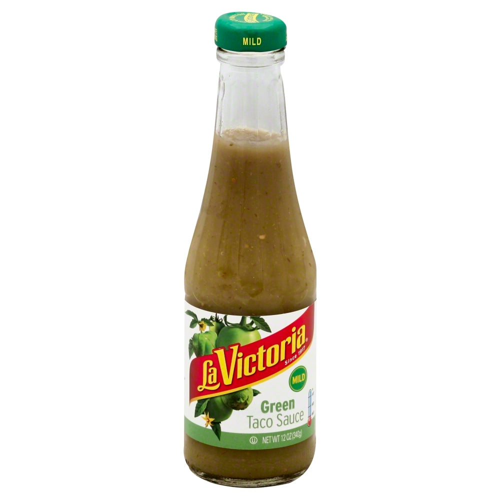 La Victoria Sauce Taco Green Mild - Case of 12 - 12 oz