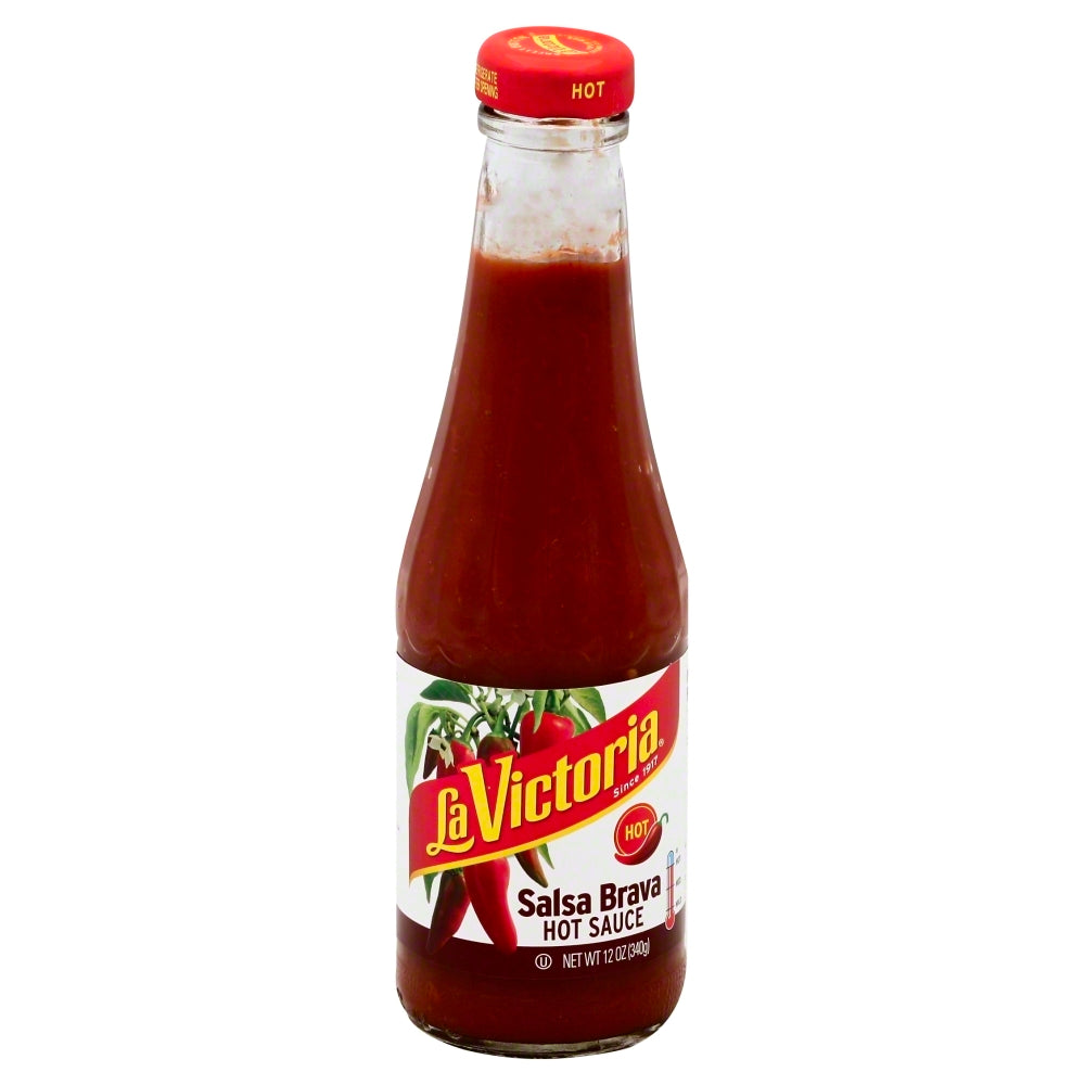 La Victoria Hot Sauce Salsa Brava - Case of 12 - 12 oz