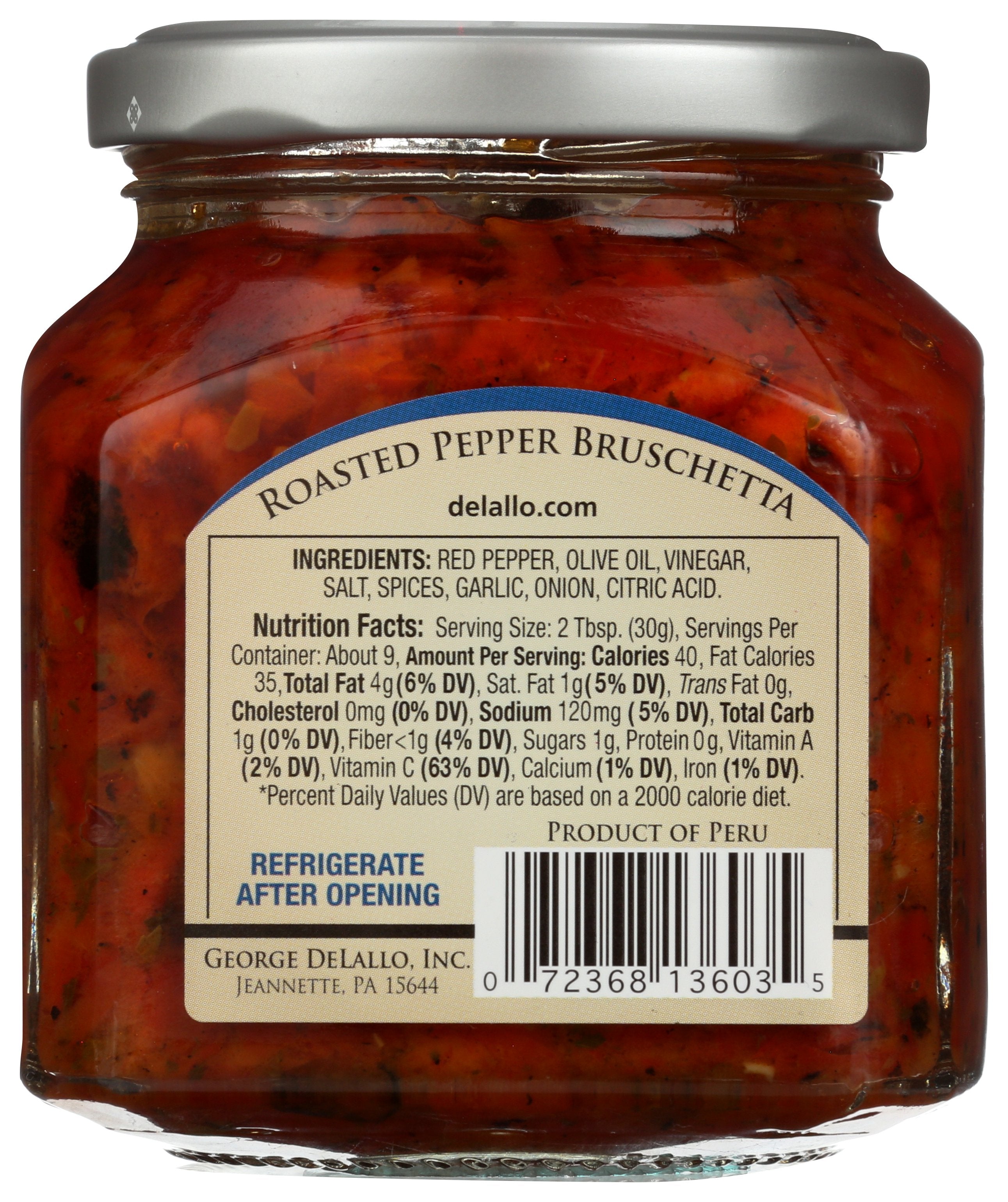 DELALLO BRUSCHETTA RSTD PPPR - Case of 6