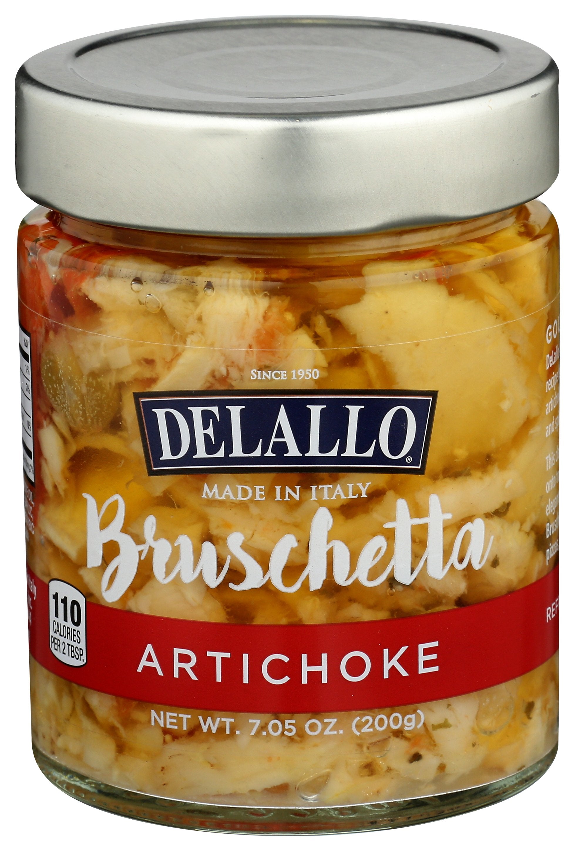 DELALLO BRUSCHETTA ARTICHOKE - Case of 6 [ARTICHOKE BRUSCHETTA - 7.05 OZ]