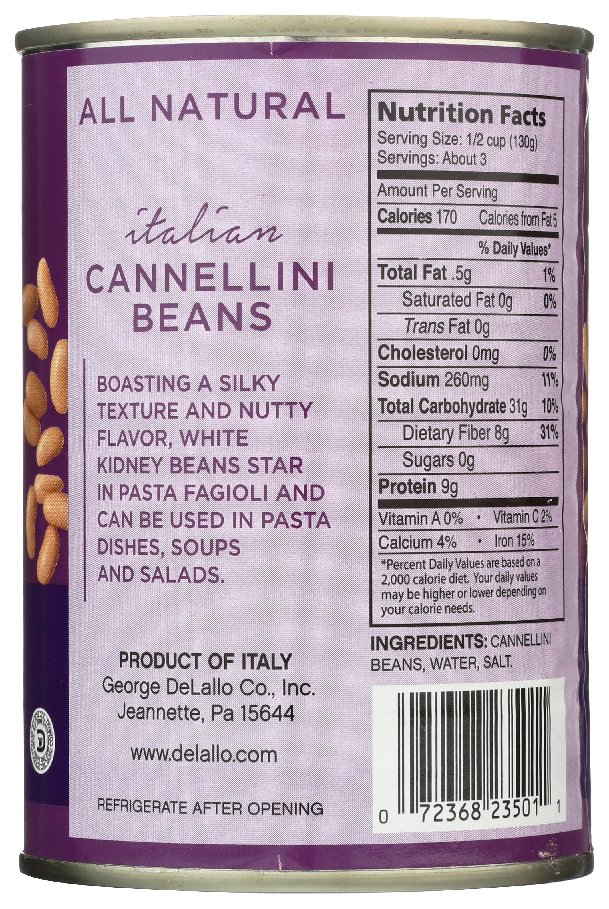 DELALLO BEAN CANNELLINI - Case of 12