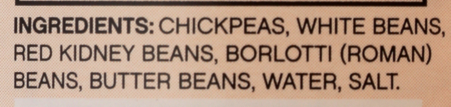 DELALLO BEANS ITALIAN MEDLEY - Case of 12