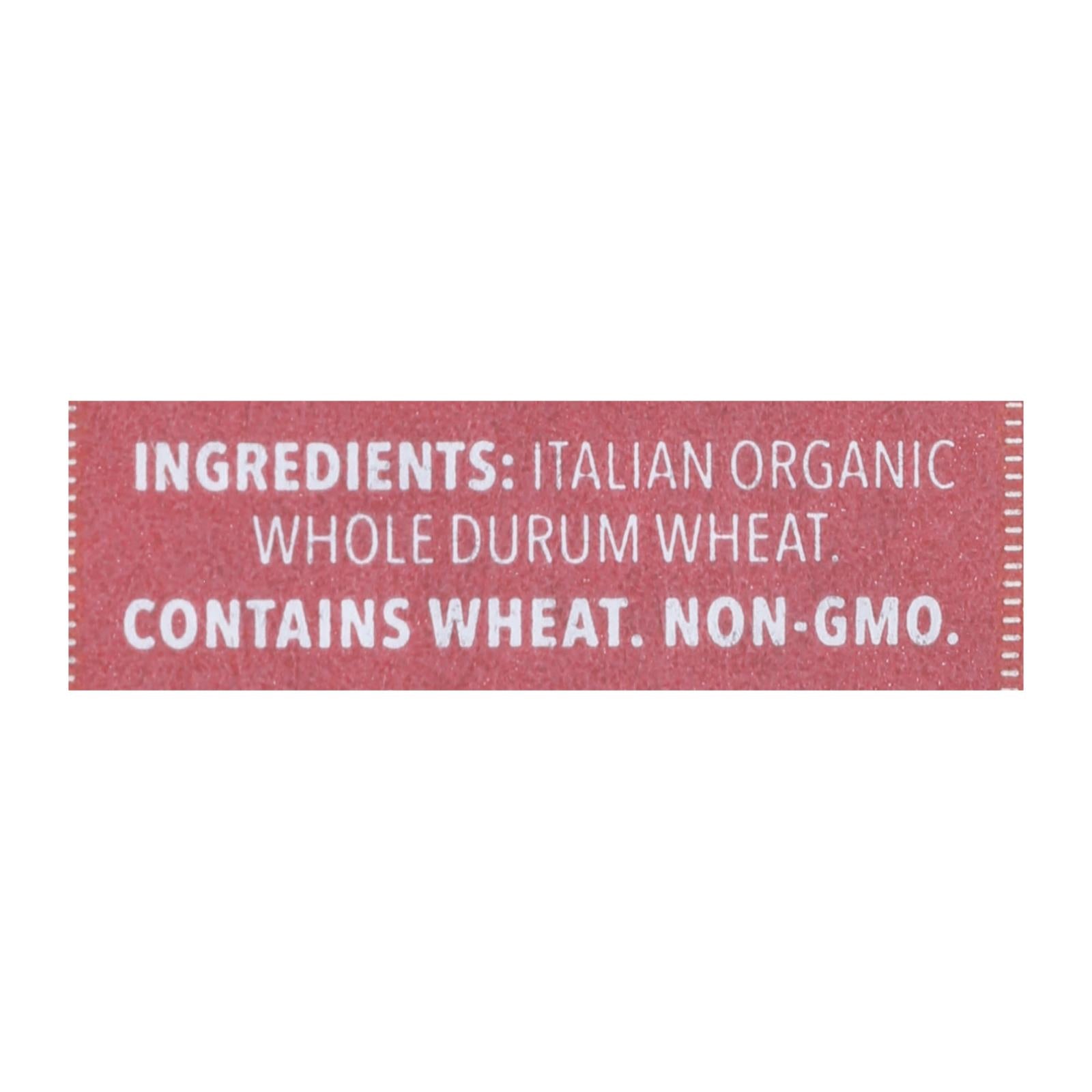 Delallo - Pasta Organic Penne Rigate Whole Wheat - Case of 8-16 Ounces