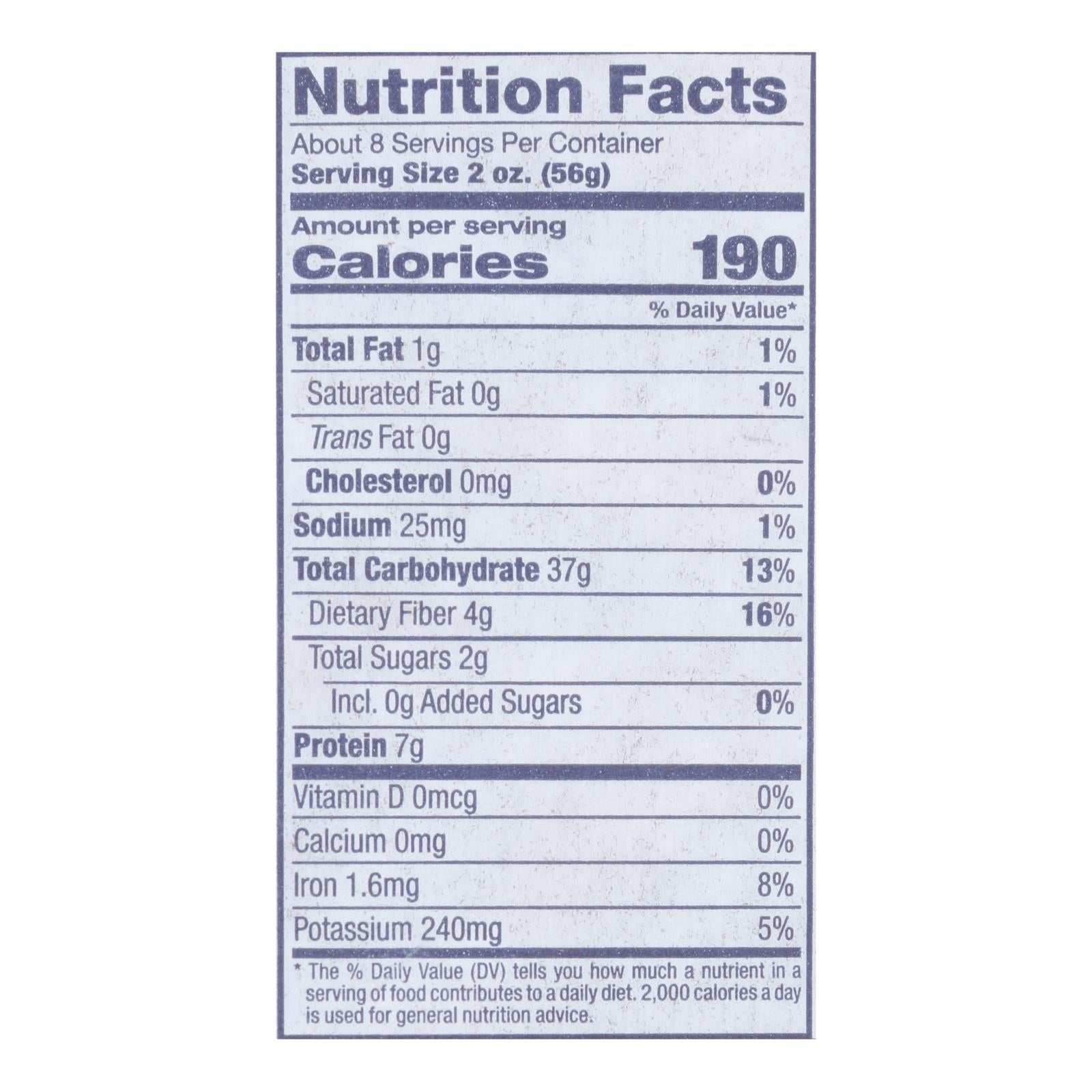 Delallo - Pasta Organic Penne Rigate Whole Wheat - Case of 8-16 Ounces