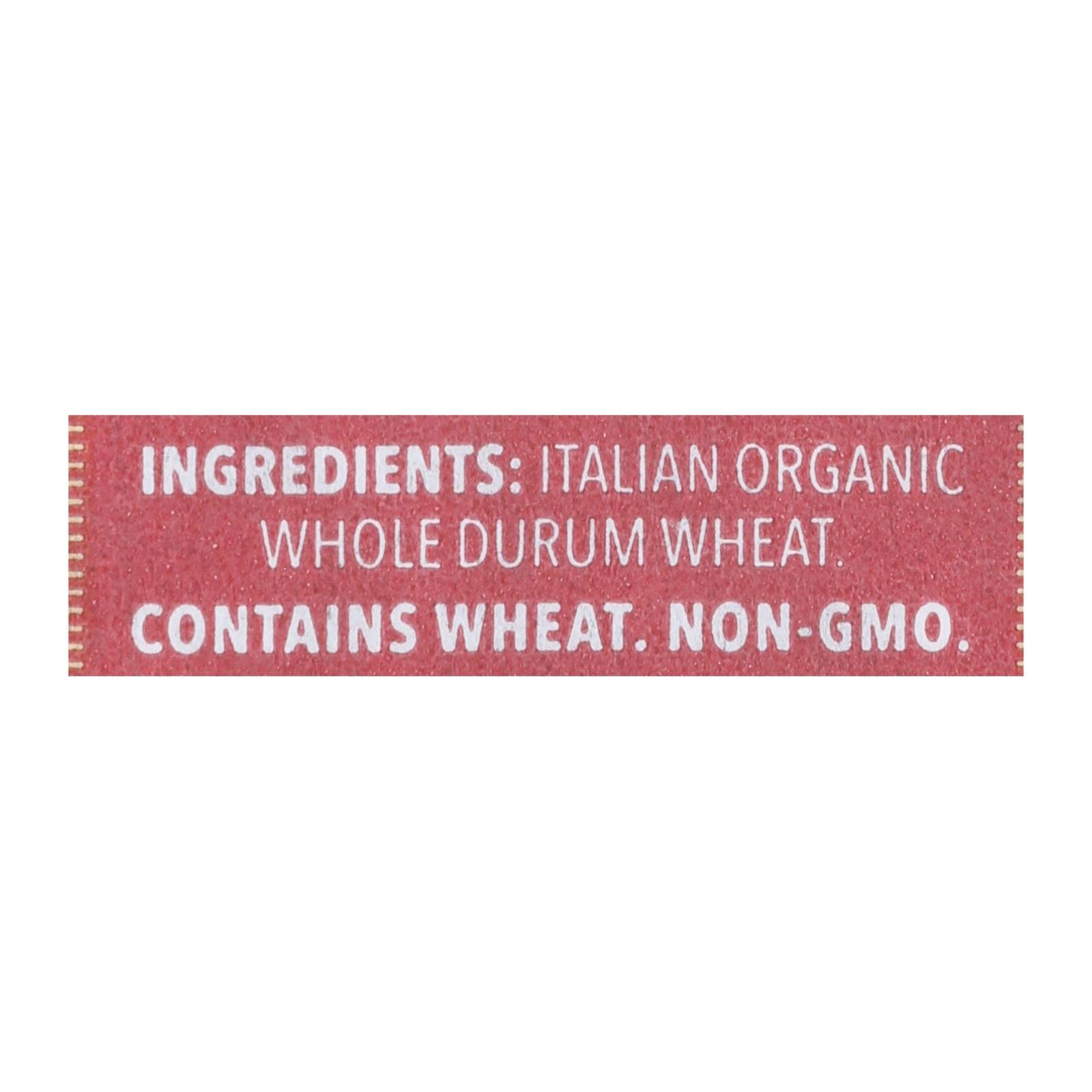 Delallo - Pasta Organic Fusilli Whole Wheat Number 27 - Case of 8-16 Ounces