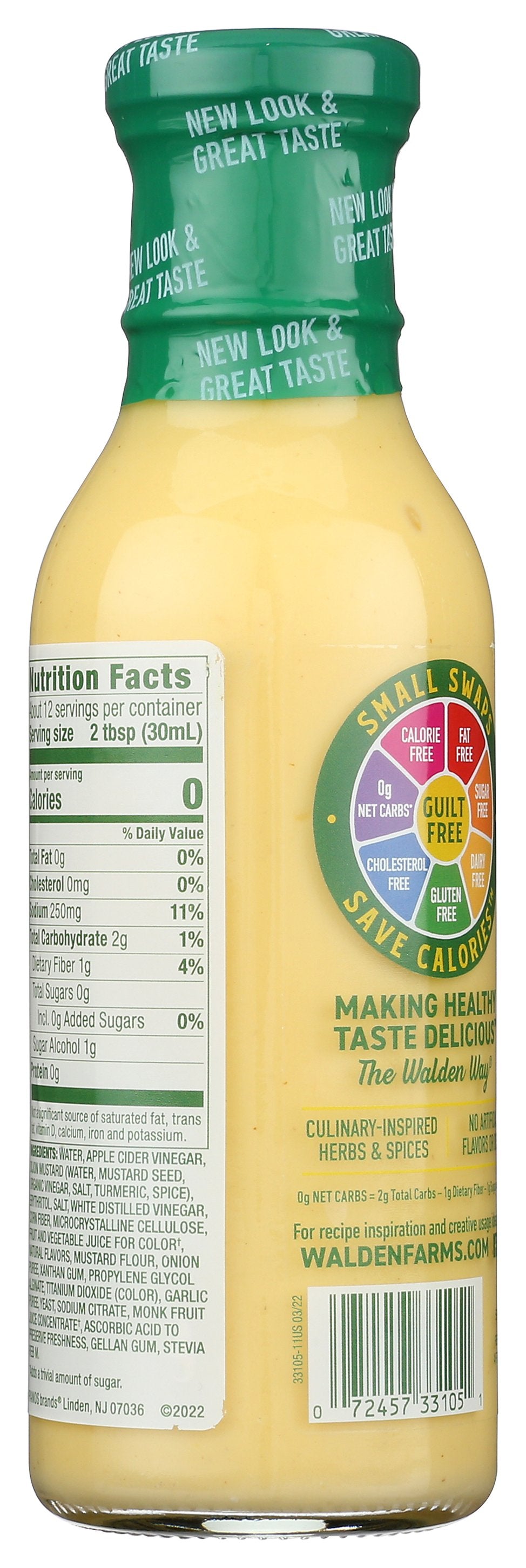WALDEN FARMS DRSSNG CF HONEY DIJON - Case of 6