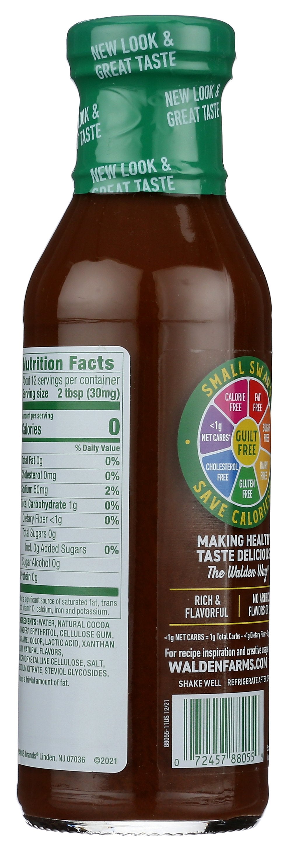 WALDEN FARMS SYRUP CF CHOC GF - Case of 6