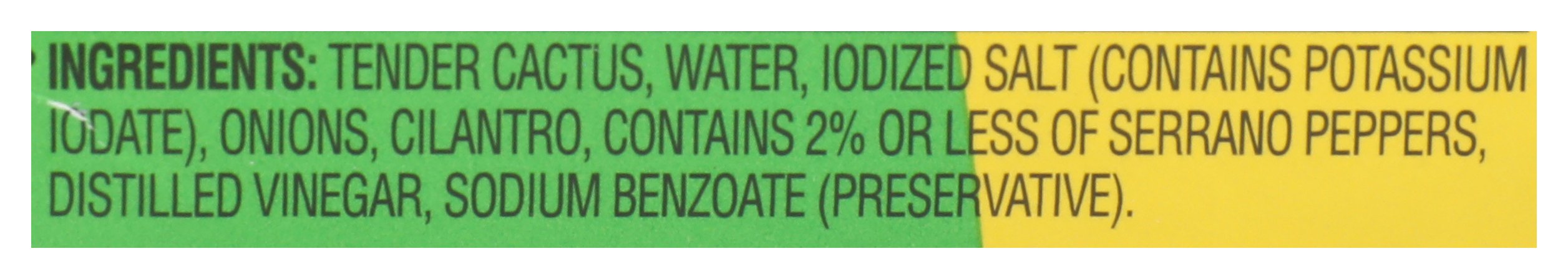 DONA MARIA NOPALITOS GLASS - Case of 12 [DONA MARIA - NOPALITOS - TENDER CACTUS - 15 OUNCE - 15 OZ]