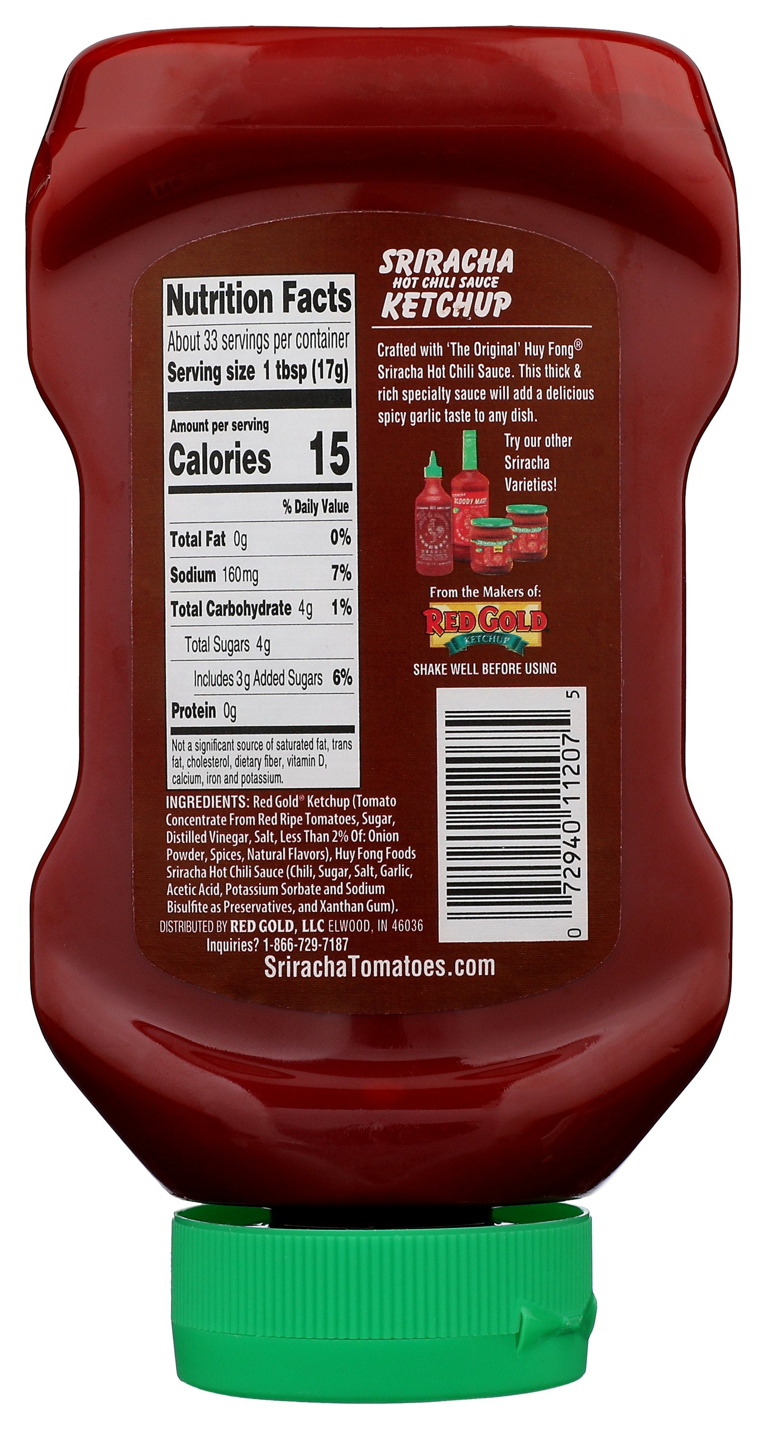 HUY FONG KETCHUP SRIRACHA STYLE - Case of 6