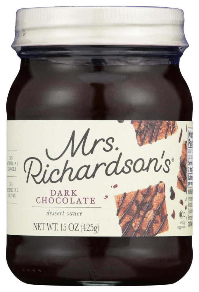 Mrs. Richardson's - Dessert Sauce Dark Chocolate - Case of 6 -15 oz
