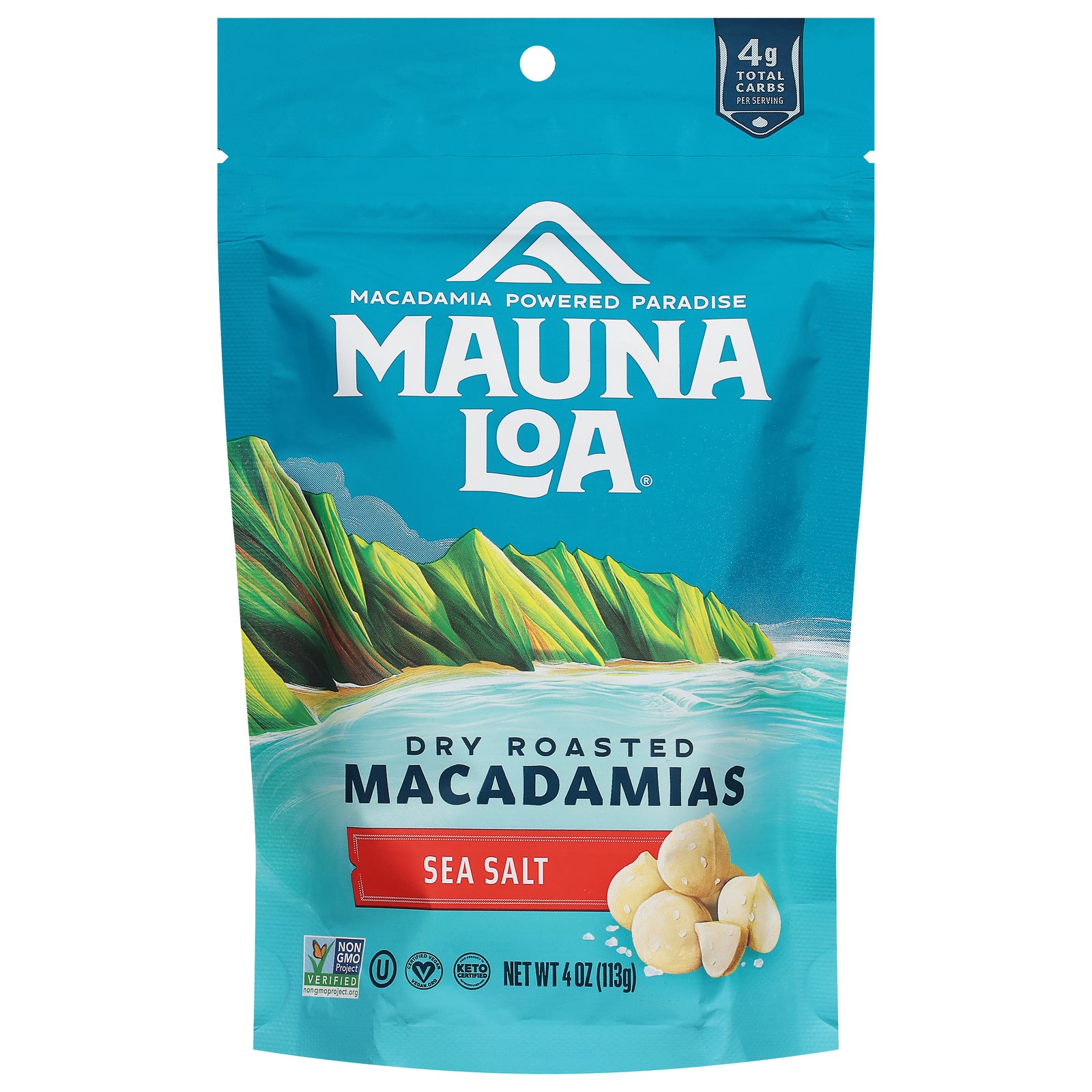 Mauna Loa - Macadamias Roasted Ssalt - CS of 6-4 OZ