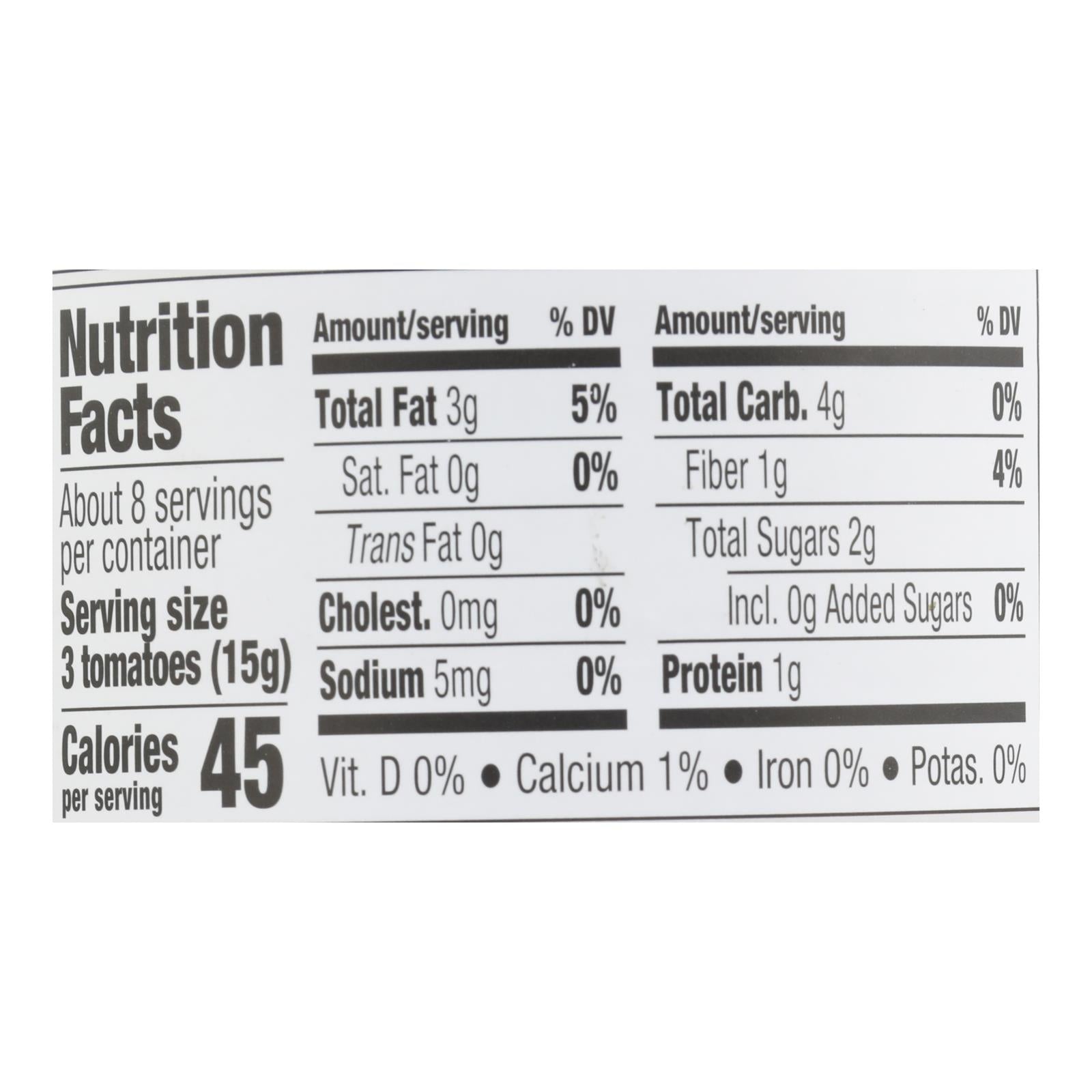 Jeff's Natural Jeff's Natural Tomato - Tomatoes - Case of 6 - 8 oz.