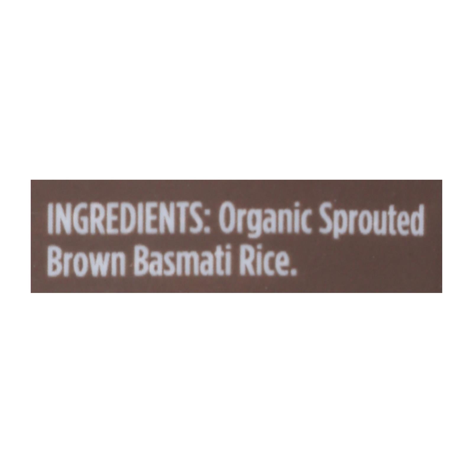 Lundberg Family Farms Sprouted Brown Basmati Rice - Case Of 6 - 1 Lb.