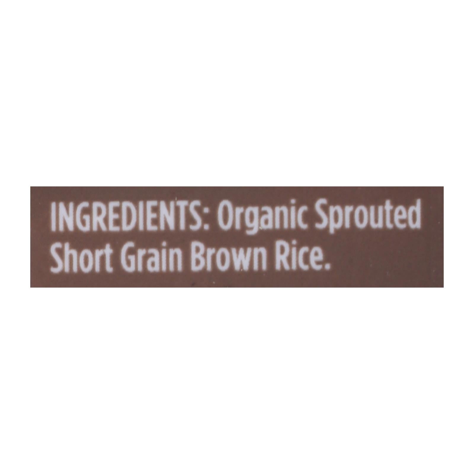 Lundberg Family Farms Sprouted Short Brown Rice - Case Of 6 - 1 Lb.