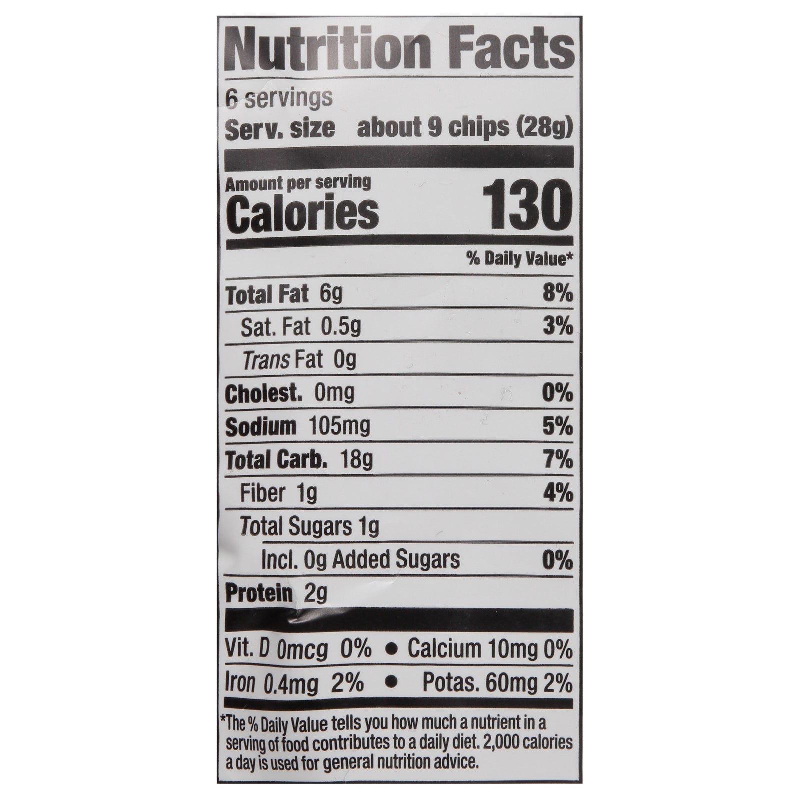 Lundberg Family Farms - Rice Chips Og3 Sea Salt - CS of 6-5.5 OZ