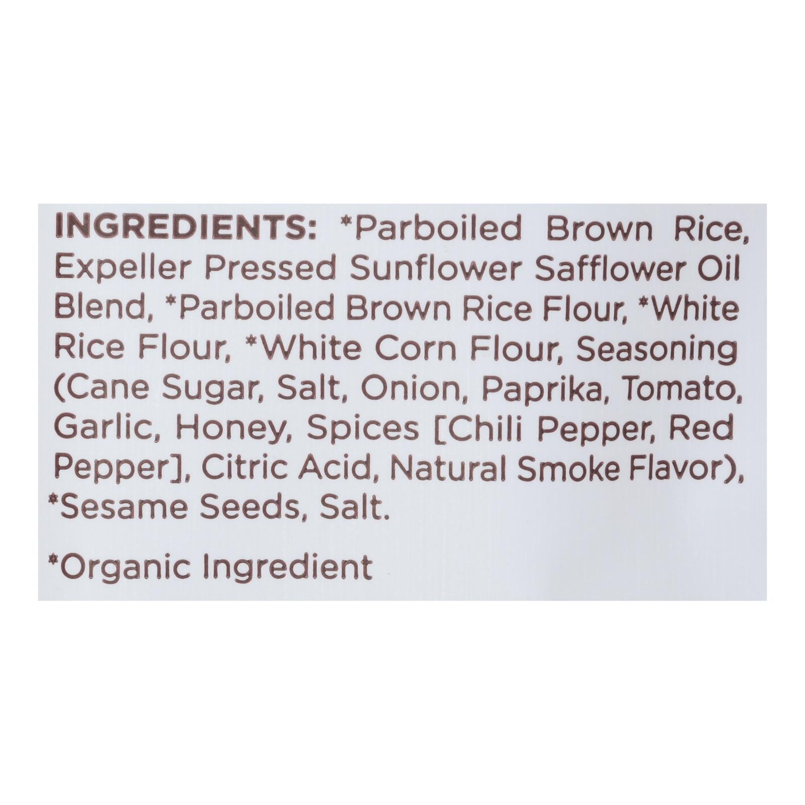Lundberg Family Farms - Rice Chips Og3 Barbecue - CS of 6-5.5 OZ