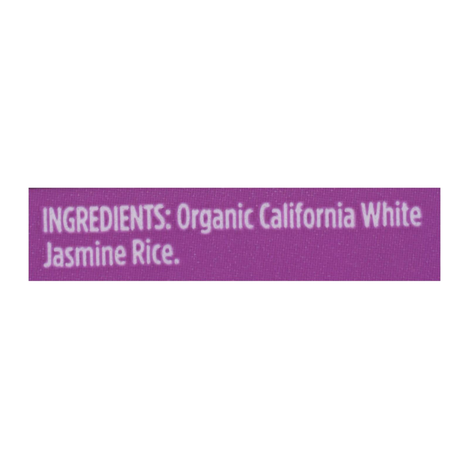 Lundberg Family Farms Organic California White Jasmine Rice - Case Of 6 - 2 Lb.