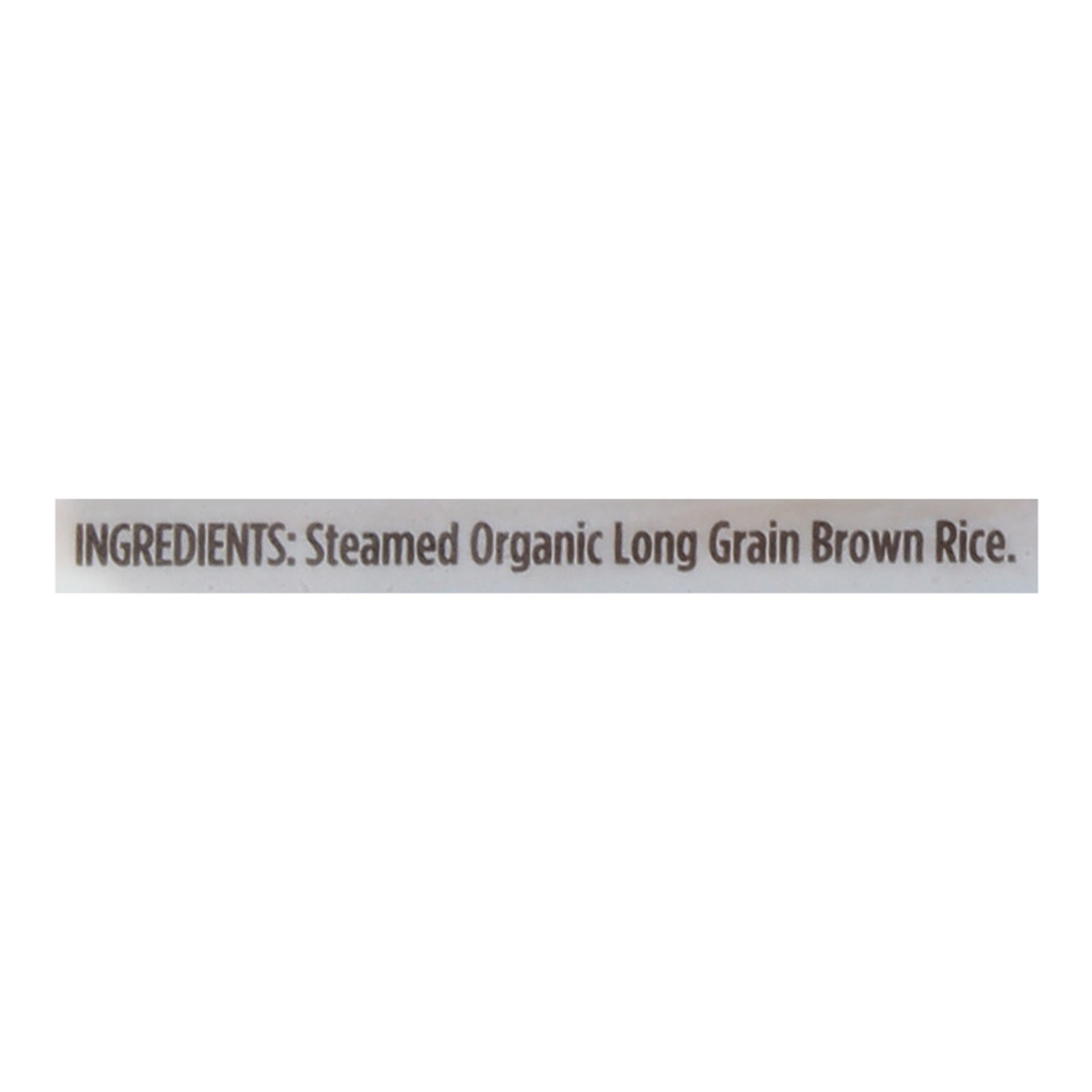 Lundberg Family Farms Organic Long Grain Brown Rice - Case Of 12 - 7.4 Oz.
