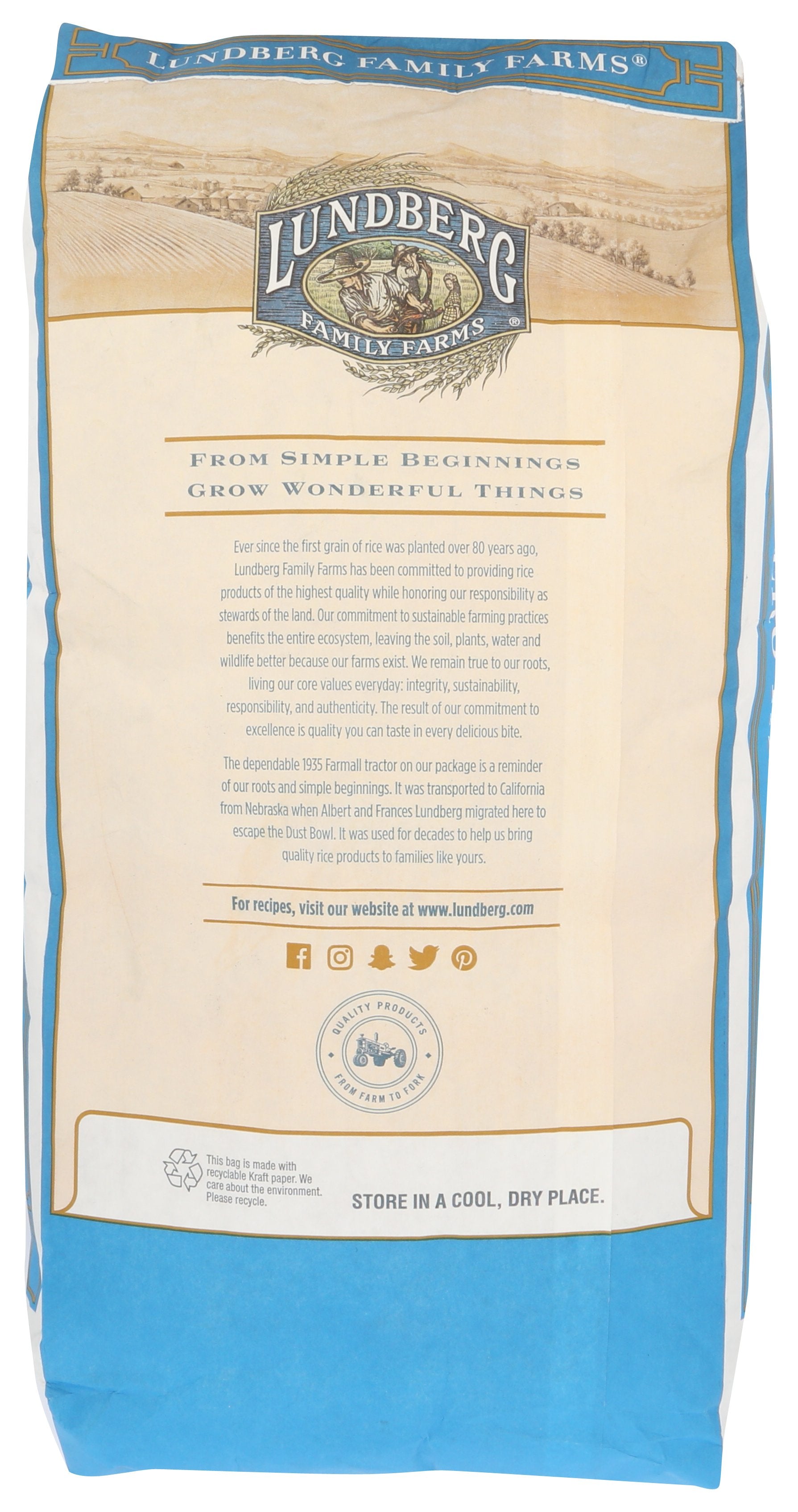 LUNDBERG RICE BRWN SHORT PREM GF