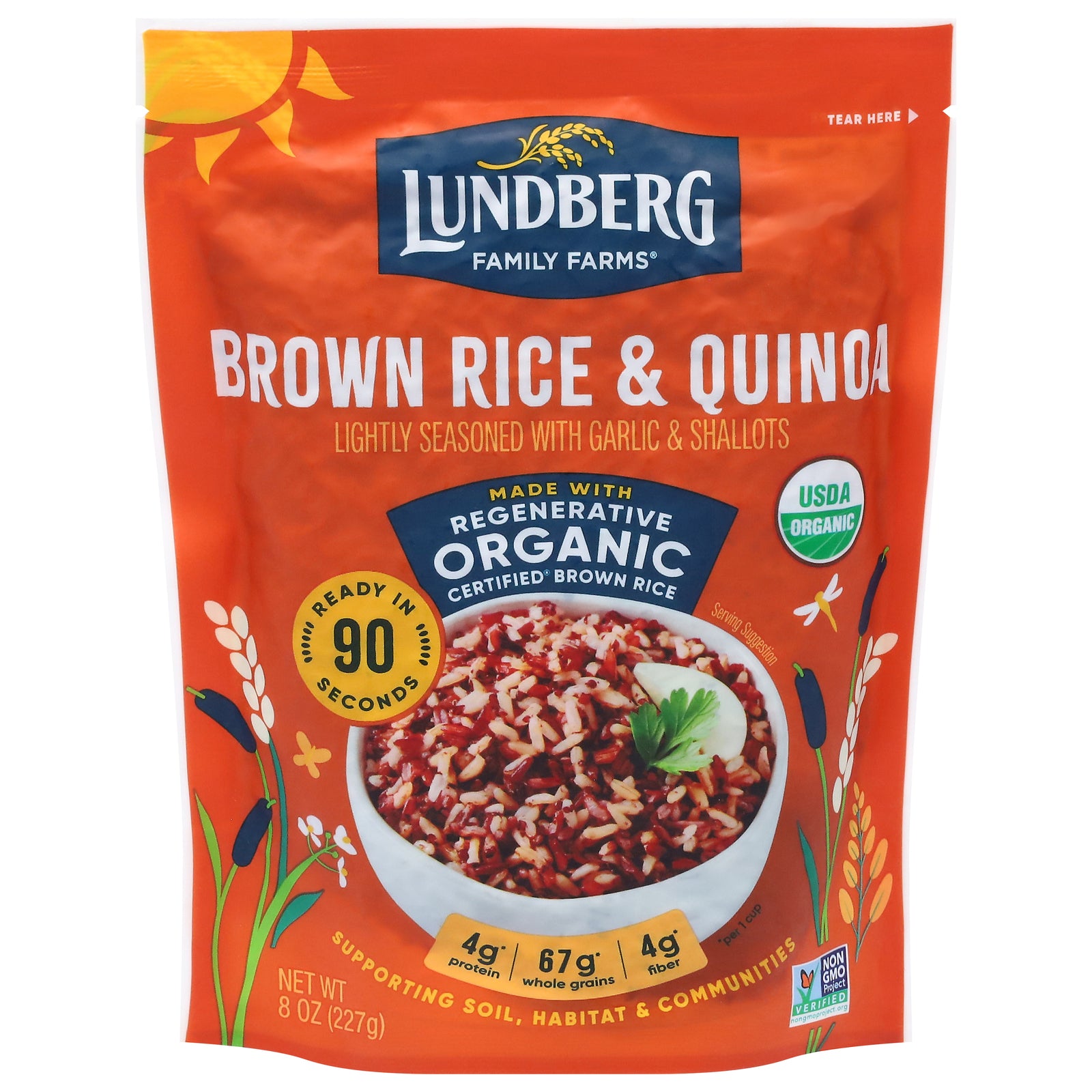Lundberg Family Farms - Rice Og2 Brn Quinoa Blnd - CS of 6-8 OZ