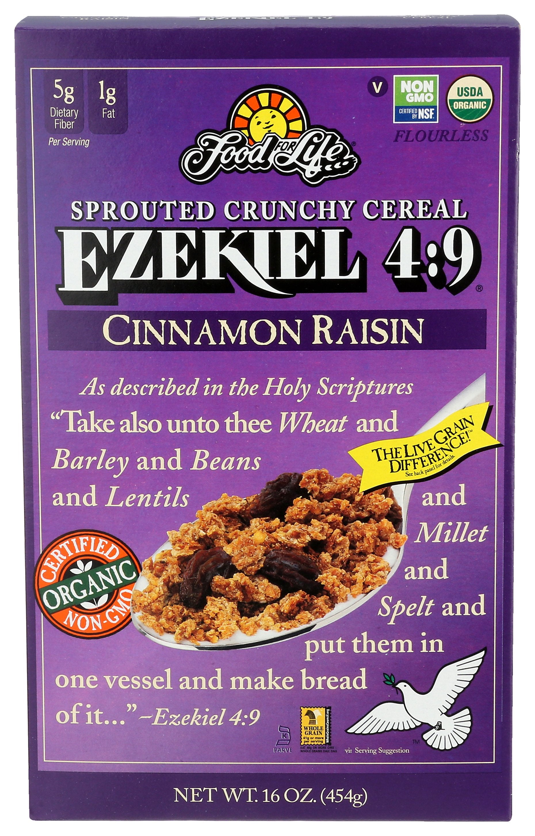 FOOD FOR LIFE CEREAL EZKL CINN RAISIN ORG - Case of 3