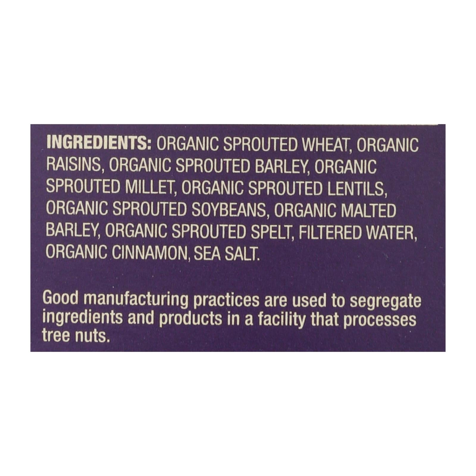 Food For Life Baking Co. Cereal - Organic - Ezekiel 4-9 - Sprouted Whole Grain - Cinnamon Raisin - 16 Oz - Case Of 6