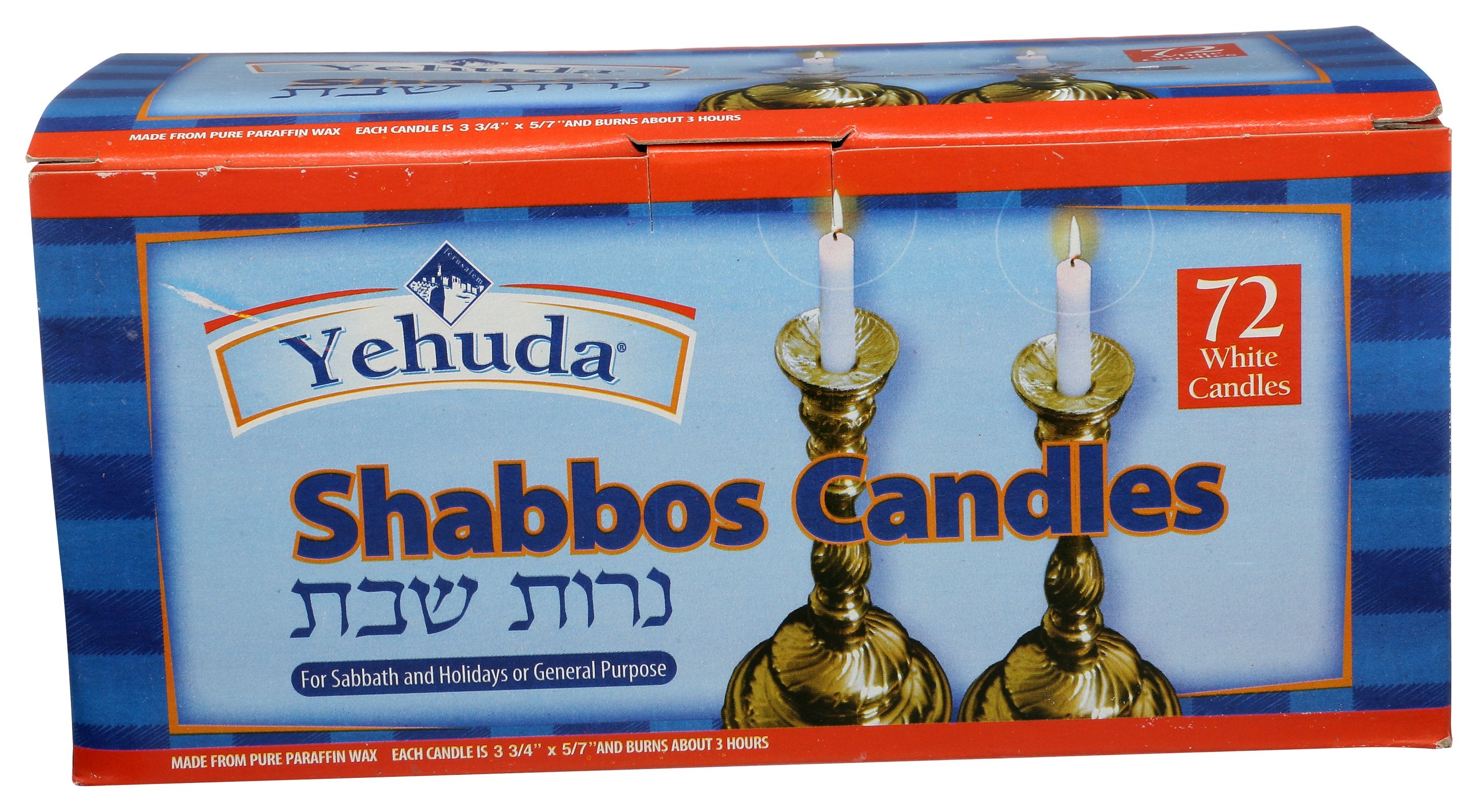 YEHUDA CANDLE SABBATH - Case of 8