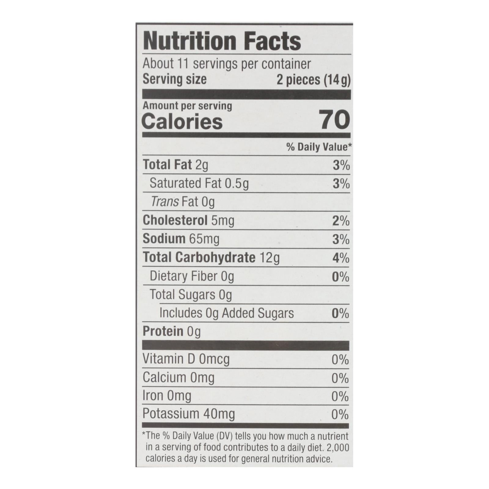 Absolutely Gluten Free - Flatbread - Original - Case Of 12 - 5.29 Oz.