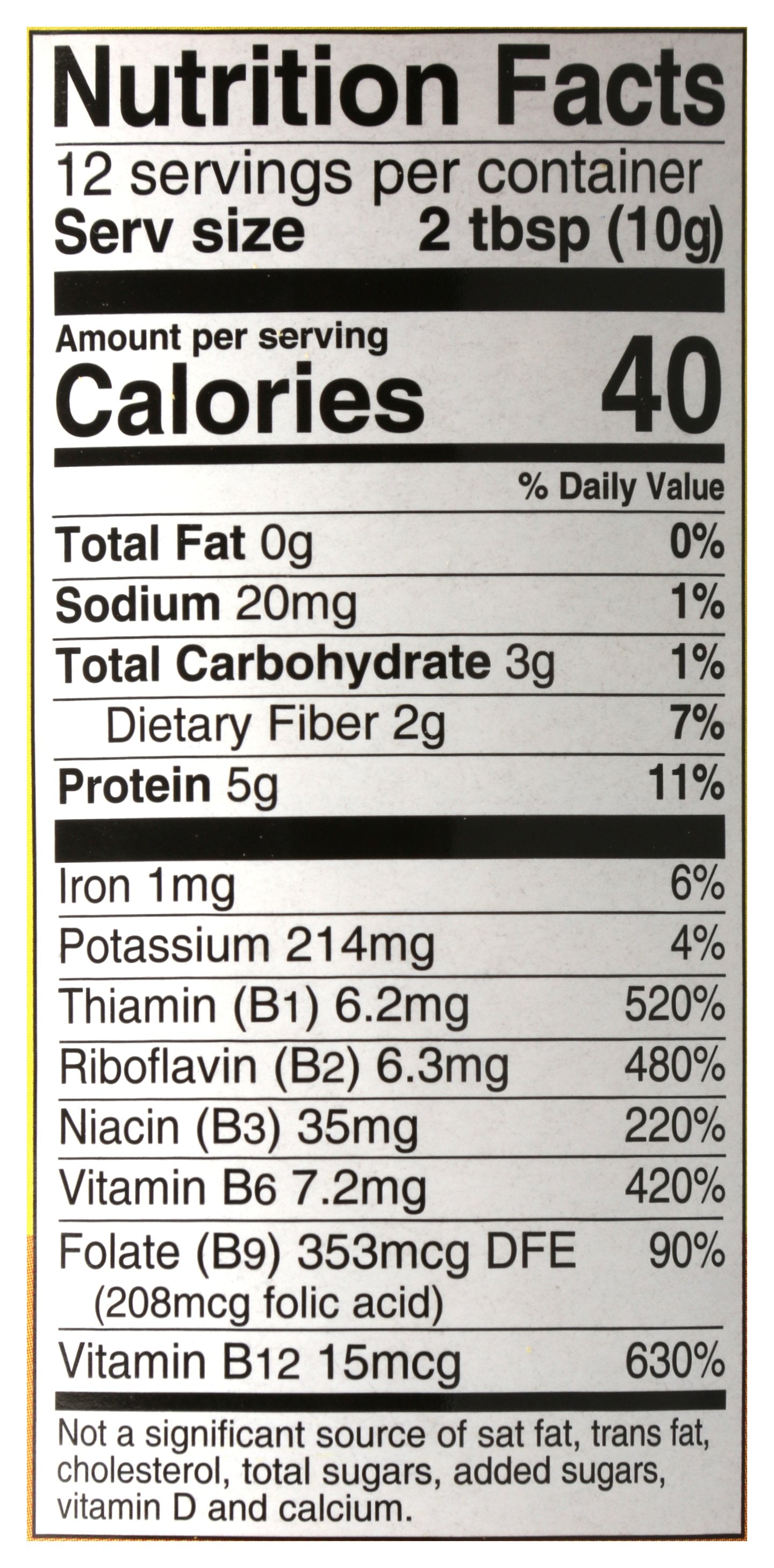 BRAGG YEAST NUTRITIONAL