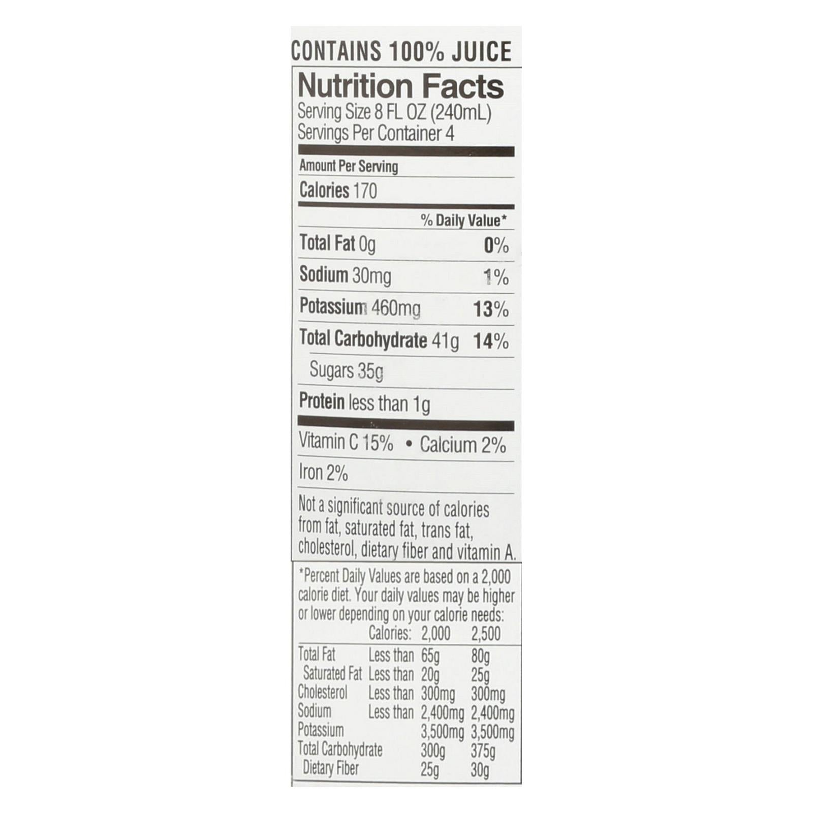 R.W. Knudsen - Juice - Just Pomegranate - Case of 6 - 32 fl oz