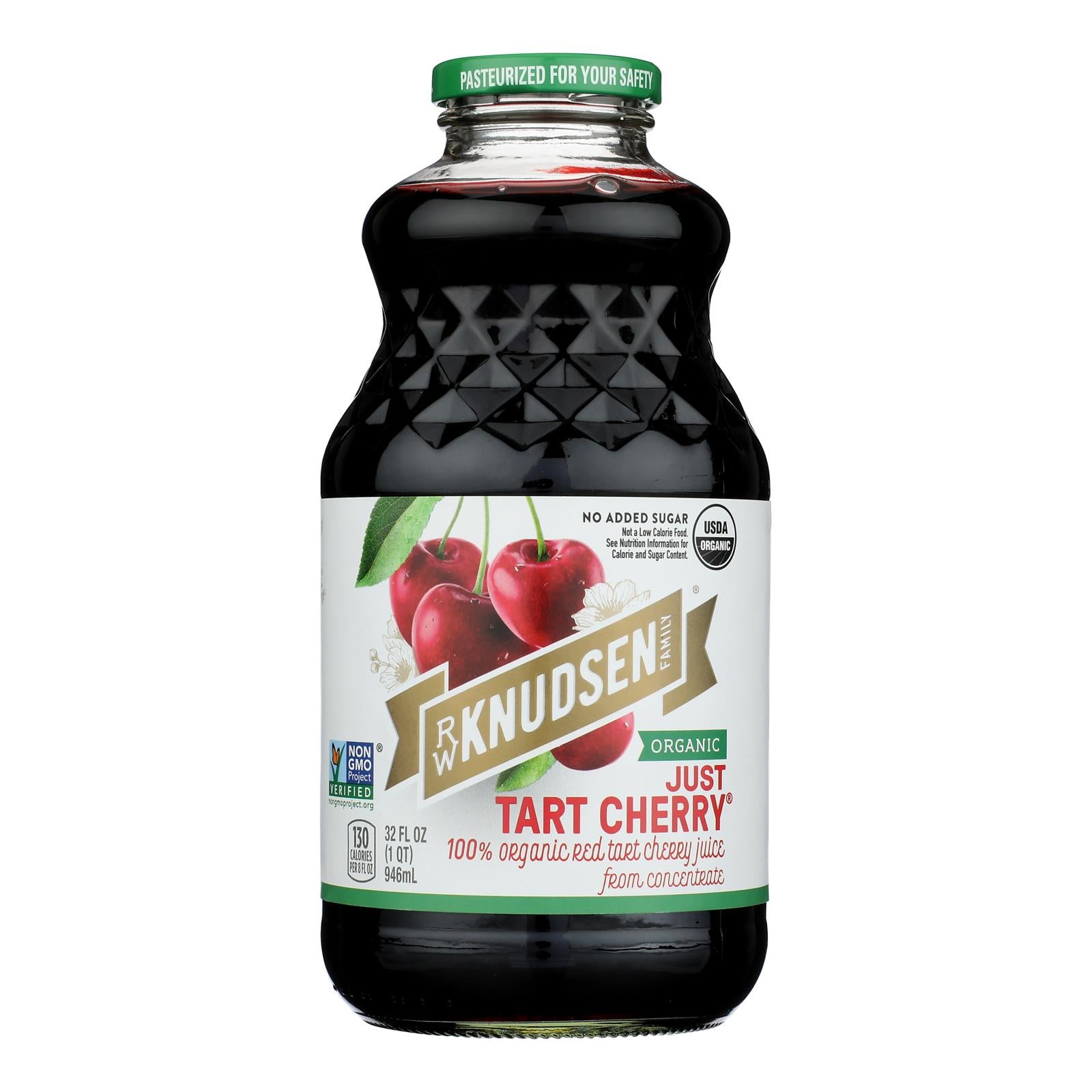 R.W. Knudsen - Organic Juice - Just Tart Cherry - Case of 6 - 32 fl oz