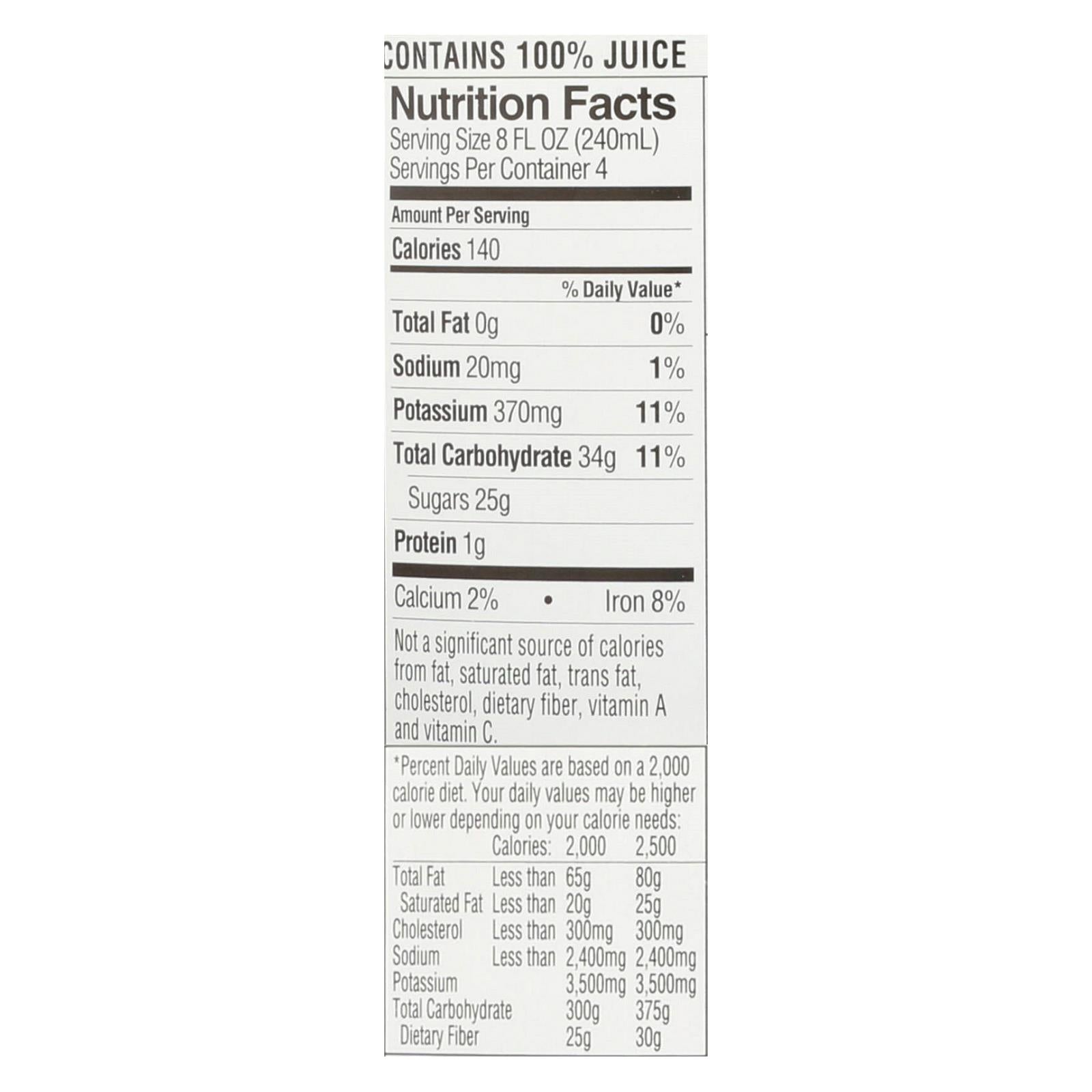 R.W. Knudsen - Organic Juice - Just Tart Cherry - Case of 6 - 32 fl oz