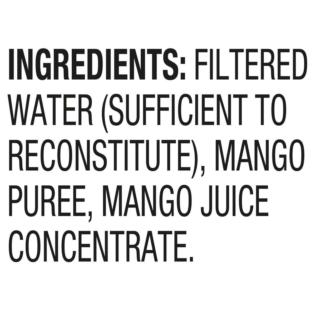 R.w. Knudsen - Juice Just Mango - Case of 6-32 FZ