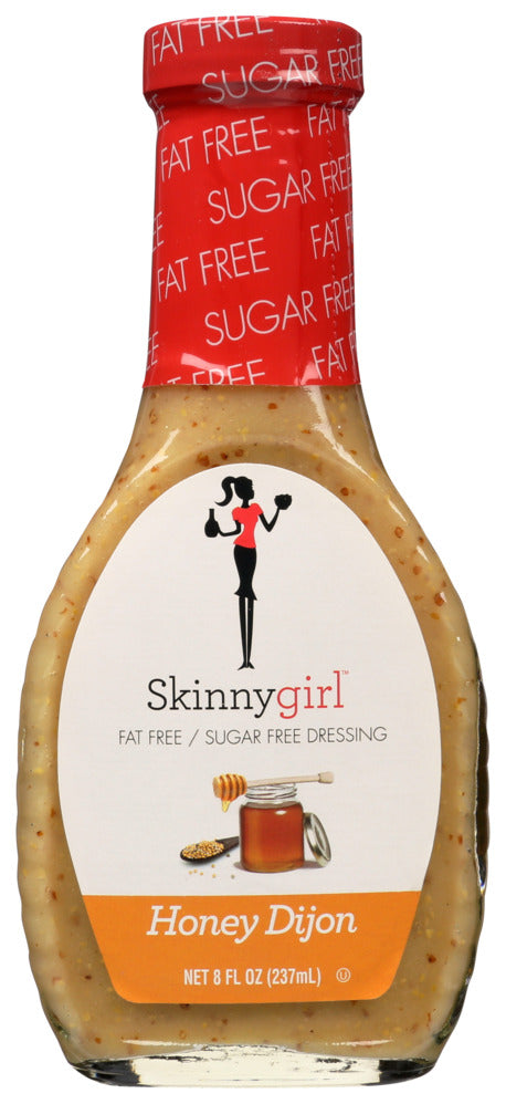 Skinnygirl Fat-Free | Sugar-Free Honey Dijon Salad Dressing, 8 FL OZ - Case of 12