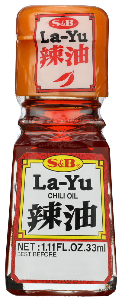 S & B Oil Chili Oil La-Yu - Pack of 10 - 1.1 fl oz