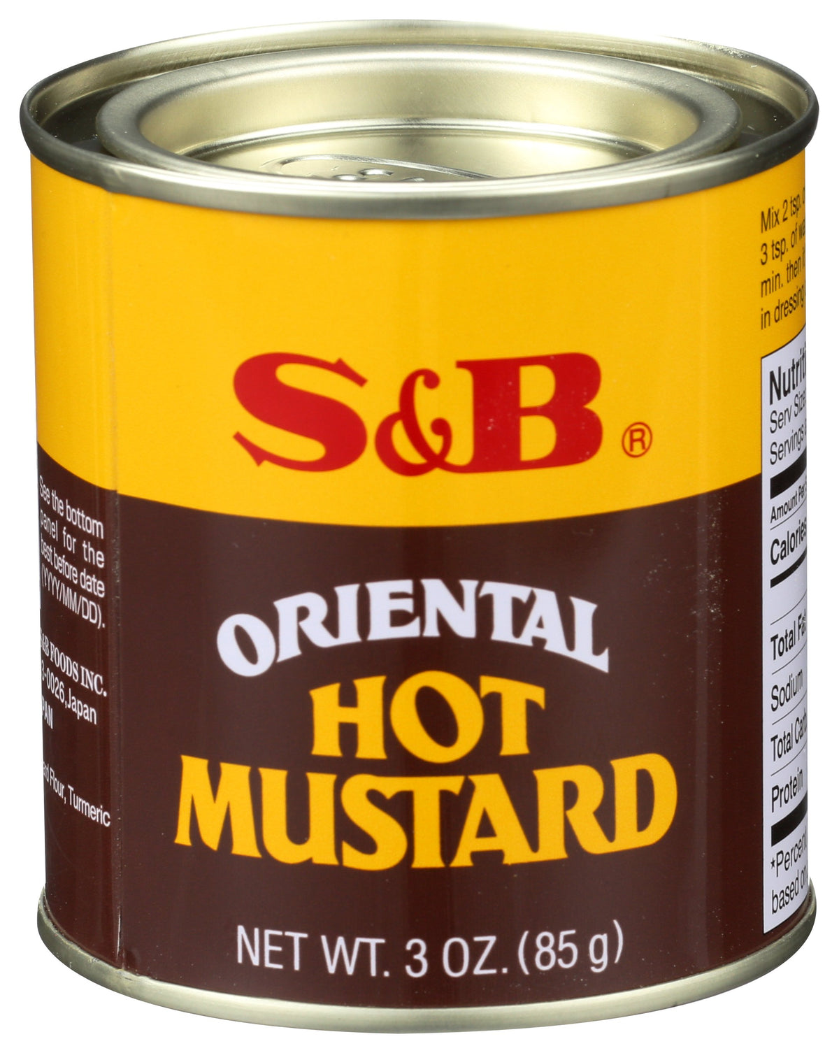 S & B MUSTARD PWDR ORIENTAL HOT - Case of 12